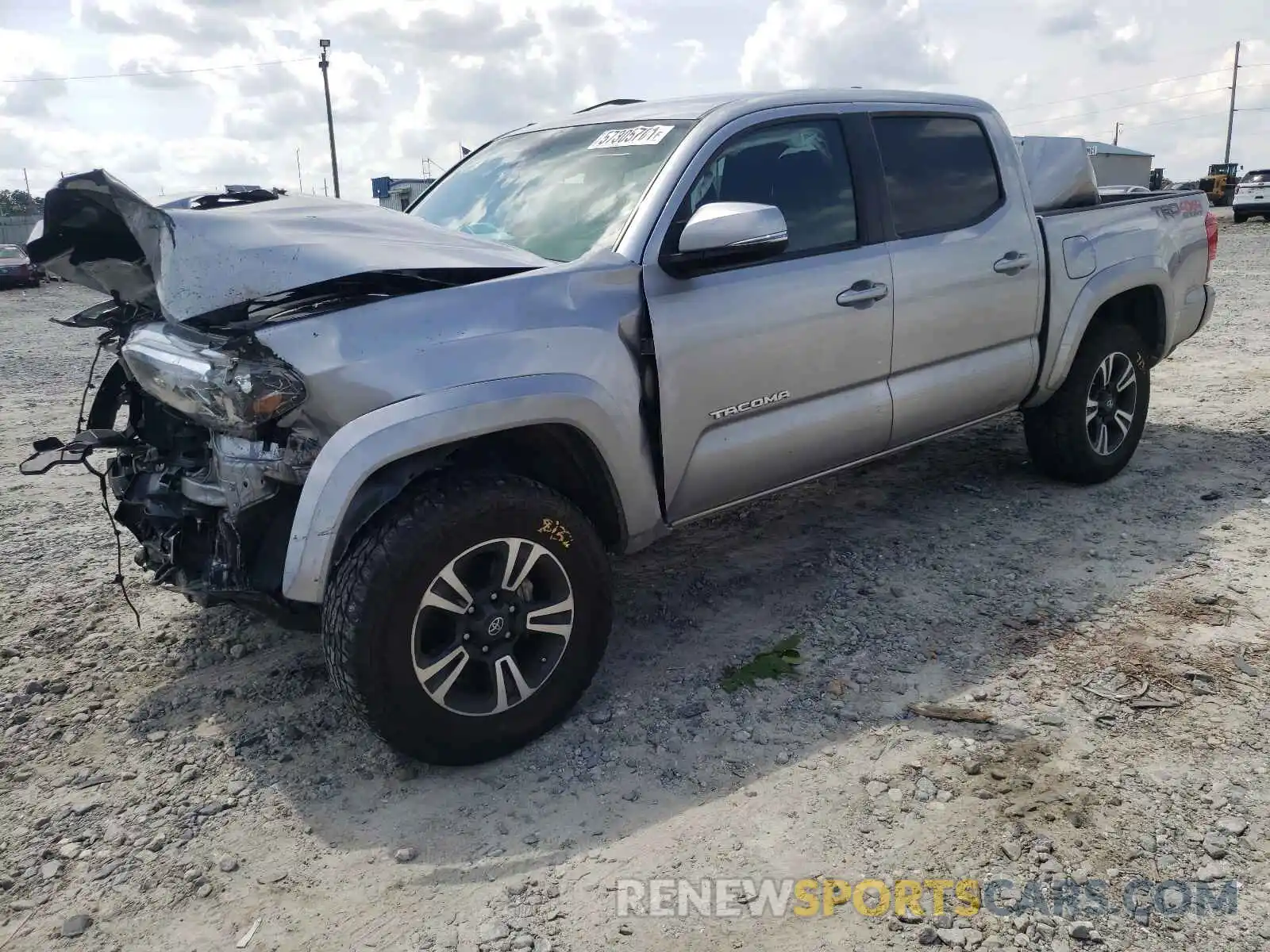 2 Photograph of a damaged car 5TFCZ5AN6KX195297 TOYOTA TACOMA 2019