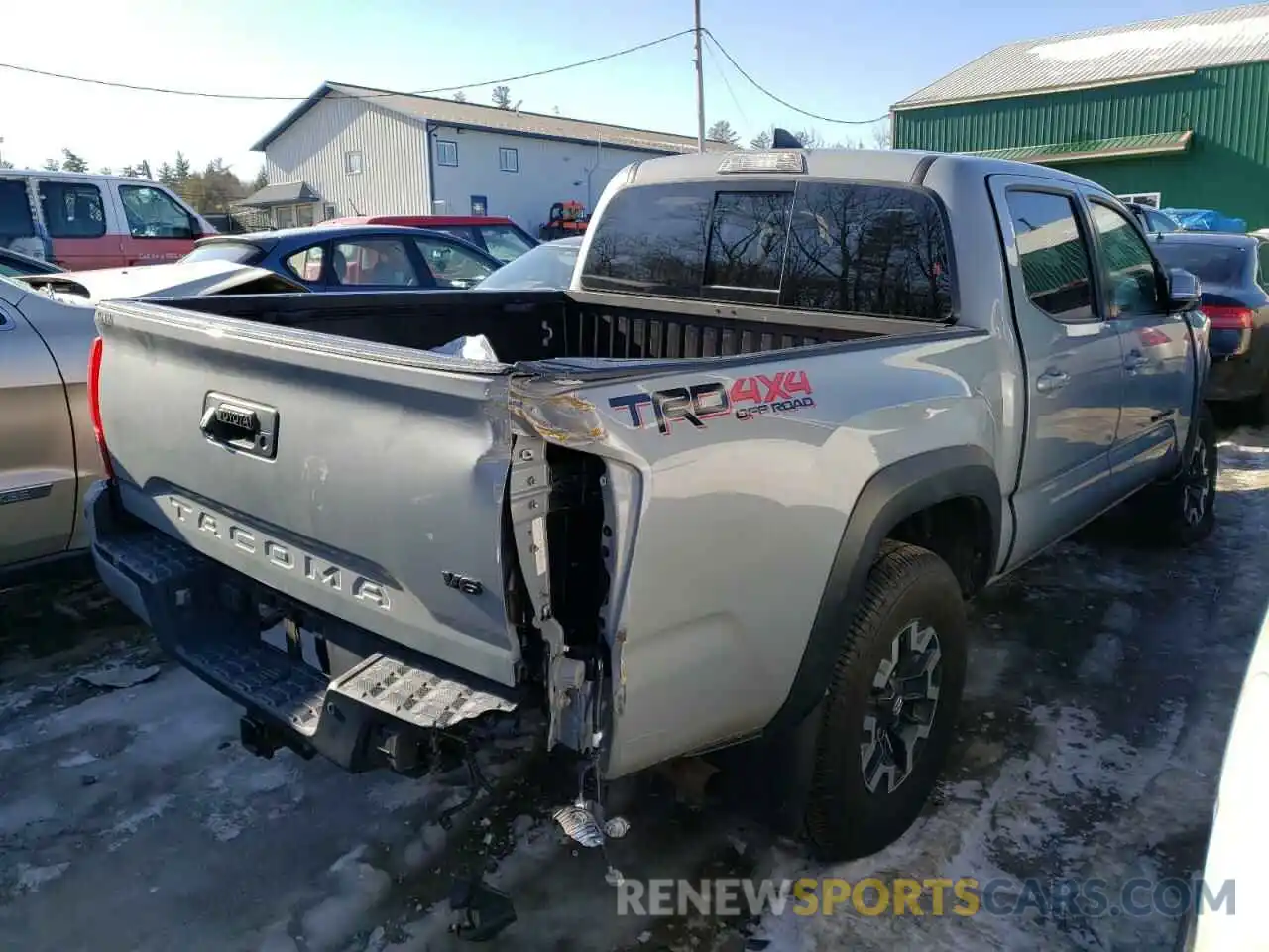 4 Фотография поврежденного автомобиля 5TFCZ5AN6KX202975 TOYOTA TACOMA 2019