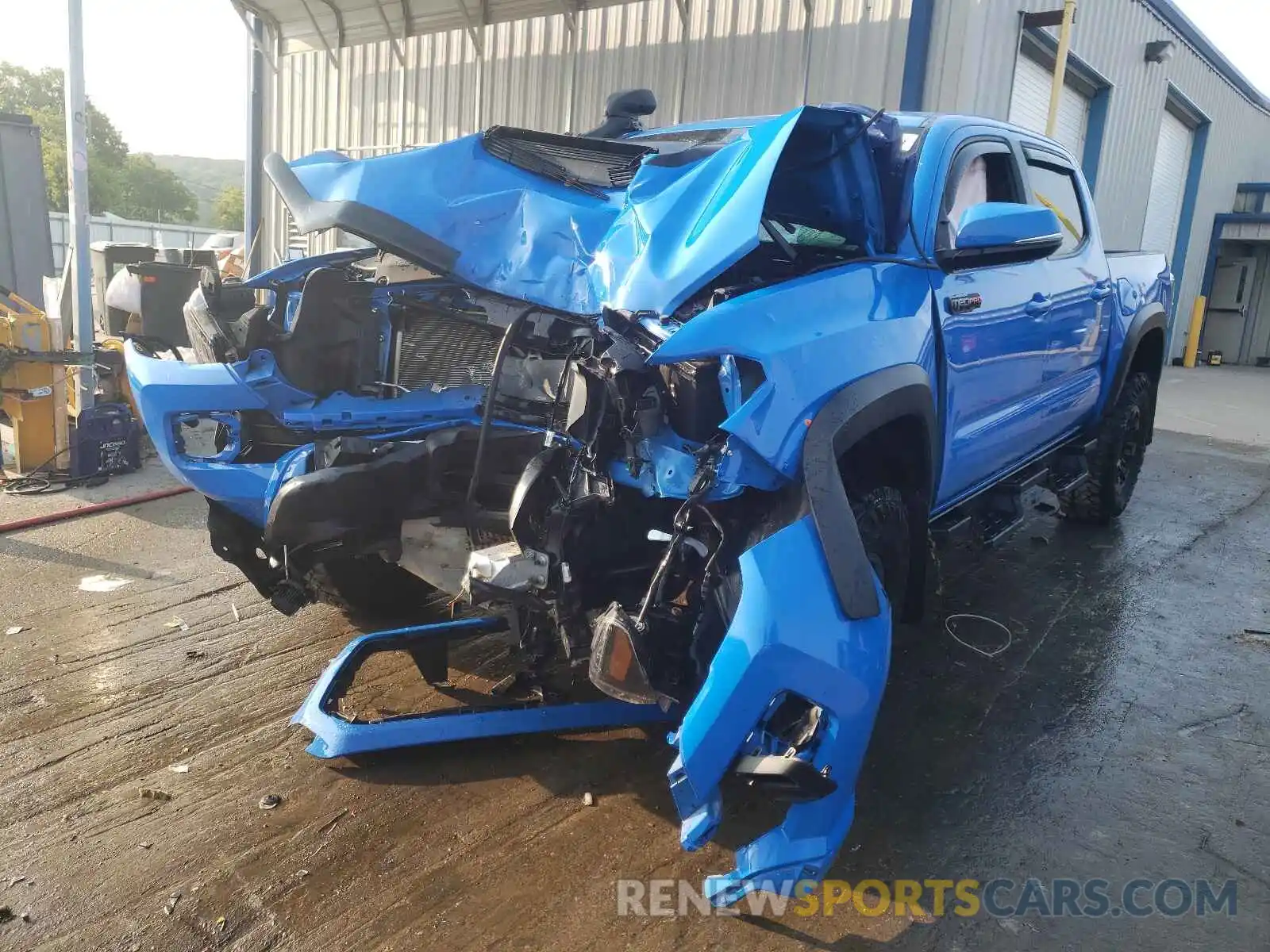 2 Photograph of a damaged car 5TFCZ5AN7KX165967 TOYOTA TACOMA 2019