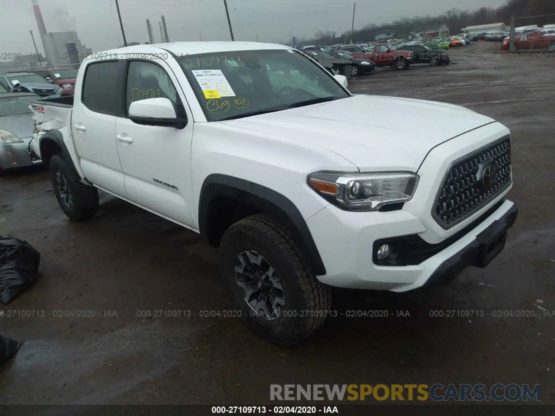 1 Photograph of a damaged car 5TFCZ5AN7KX168917 TOYOTA TACOMA 2019