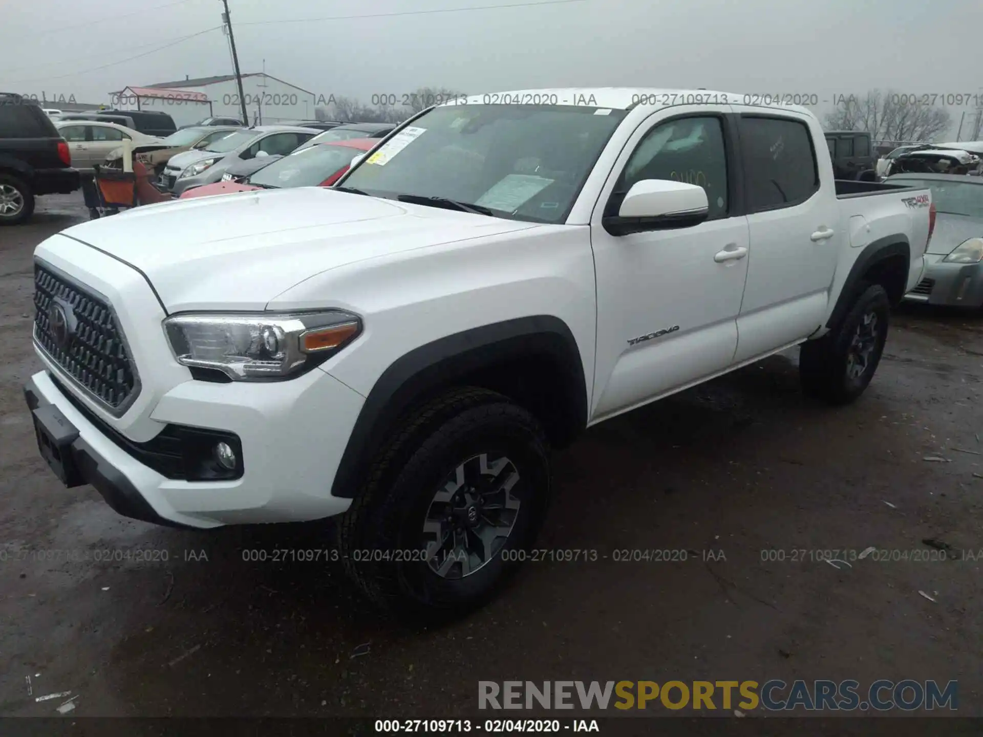 2 Photograph of a damaged car 5TFCZ5AN7KX168917 TOYOTA TACOMA 2019