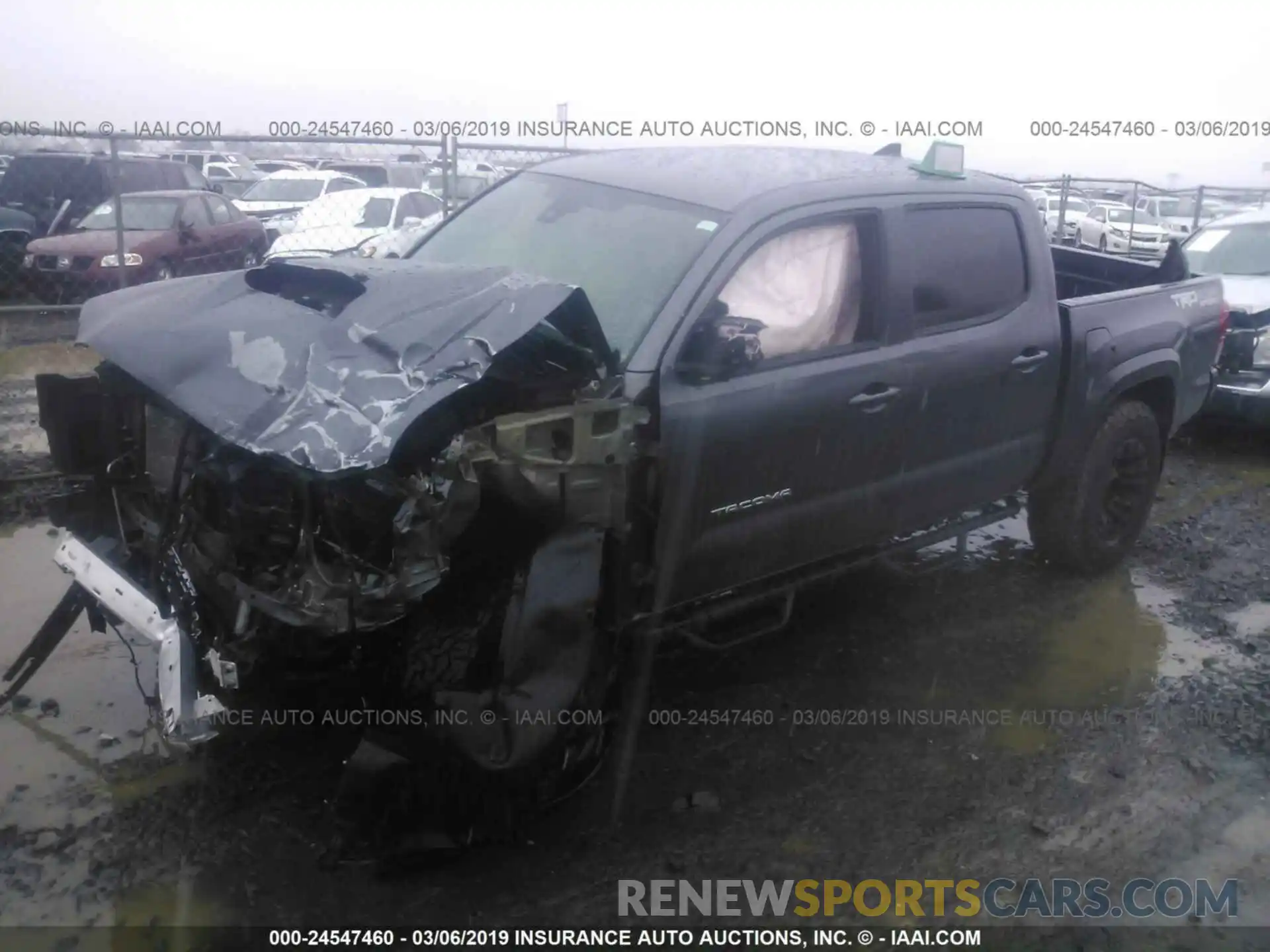 2 Photograph of a damaged car 5TFCZ5AN7KX169078 TOYOTA TACOMA 2019