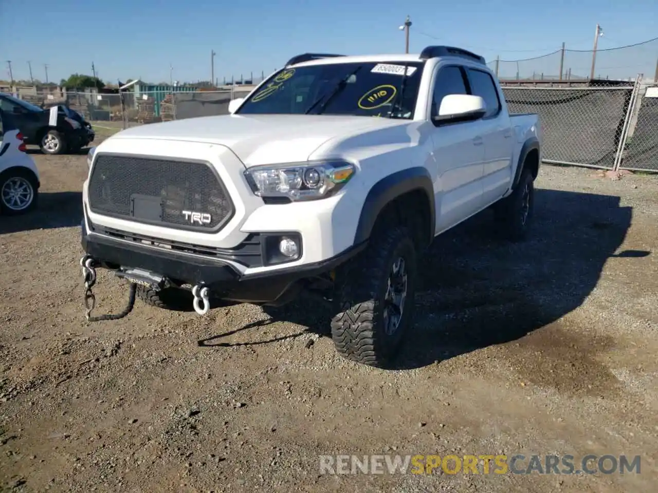 2 Photograph of a damaged car 5TFCZ5AN7KX175690 TOYOTA TACOMA 2019