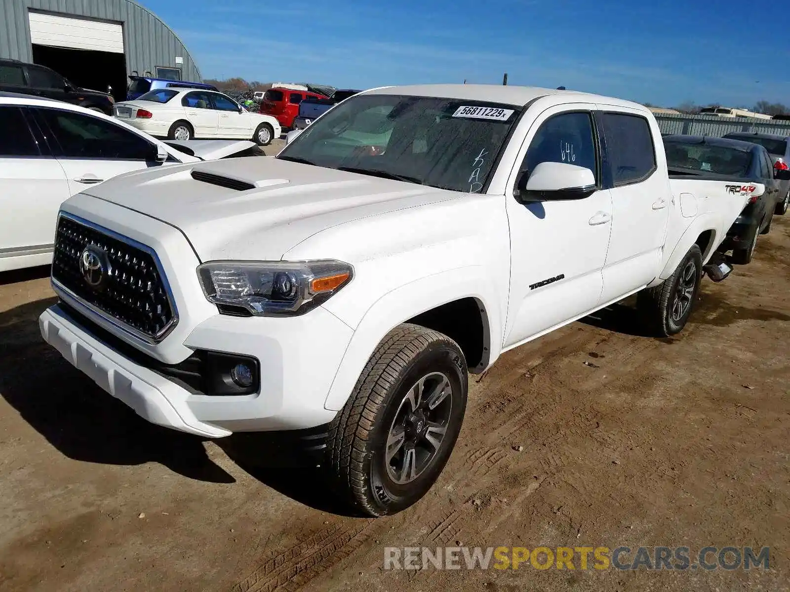 2 Photograph of a damaged car 5TFCZ5AN7KX176841 TOYOTA TACOMA 2019