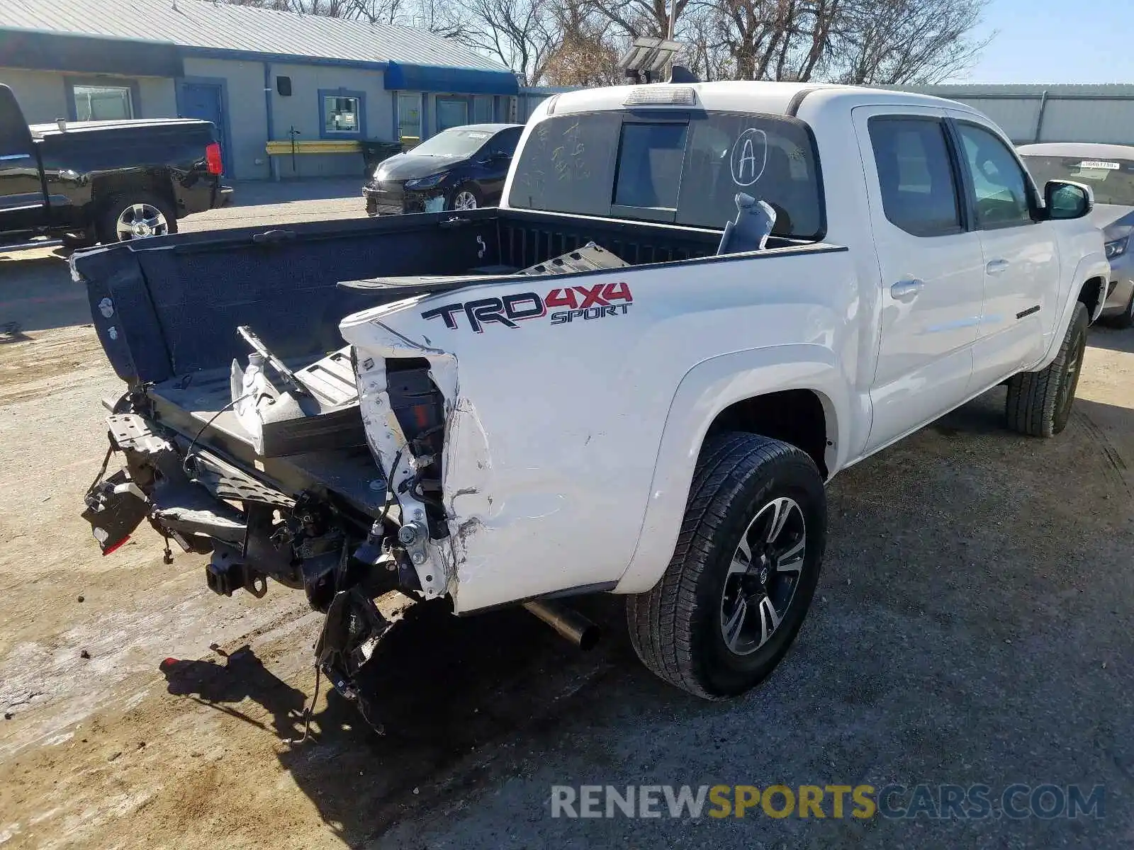 4 Photograph of a damaged car 5TFCZ5AN7KX176841 TOYOTA TACOMA 2019