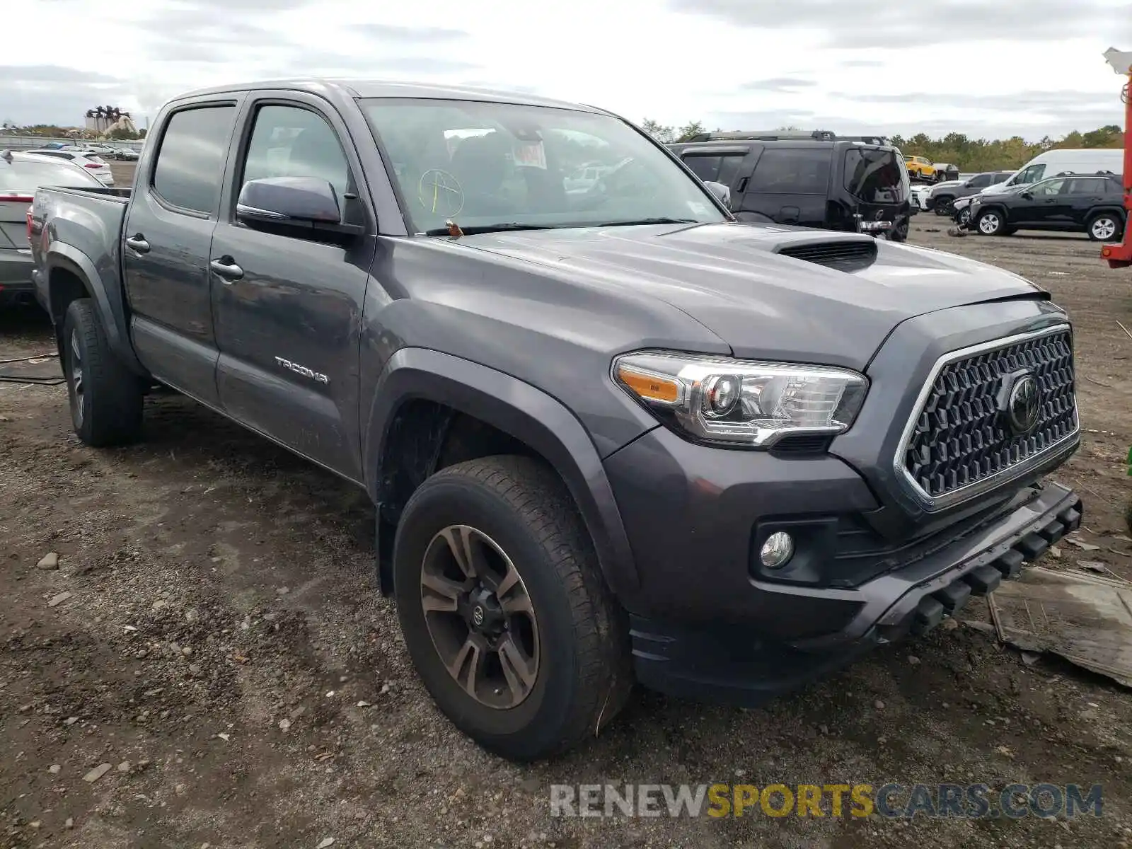 1 Photograph of a damaged car 5TFCZ5AN7KX177228 TOYOTA TACOMA 2019