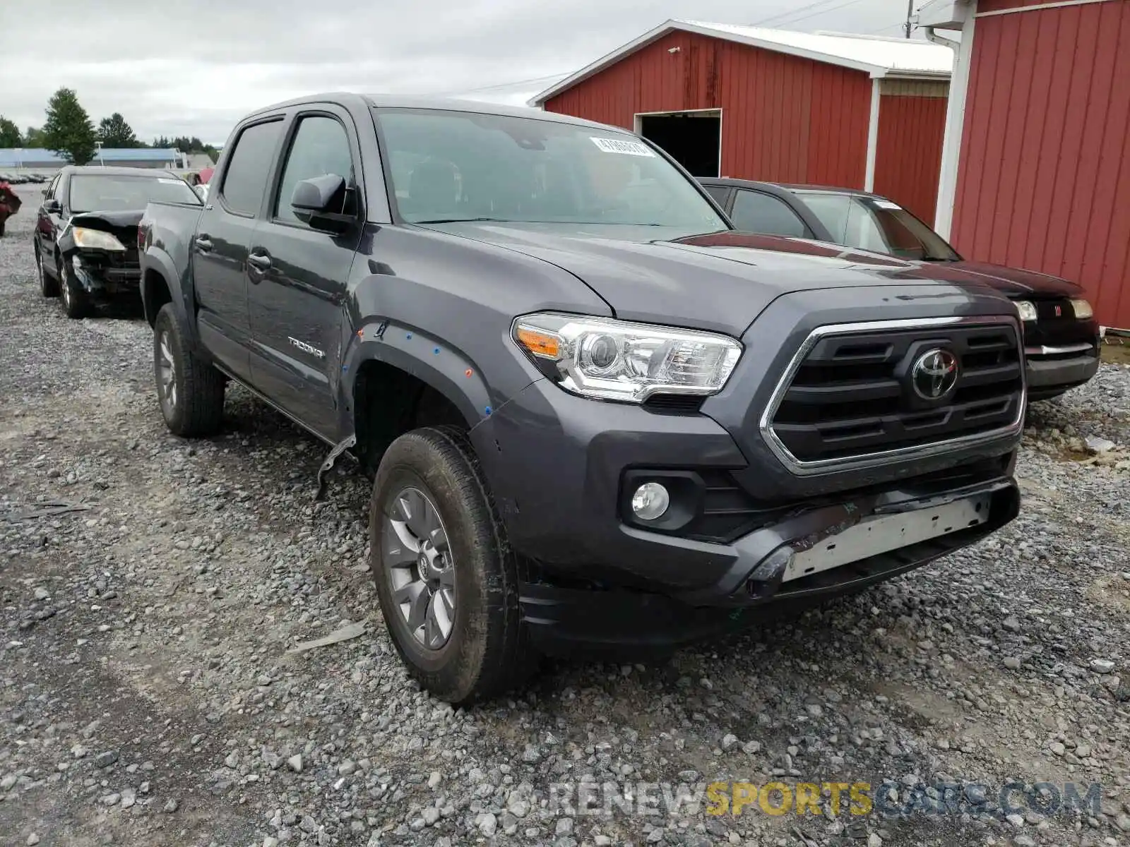 1 Photograph of a damaged car 5TFCZ5AN7KX177617 TOYOTA TACOMA 2019