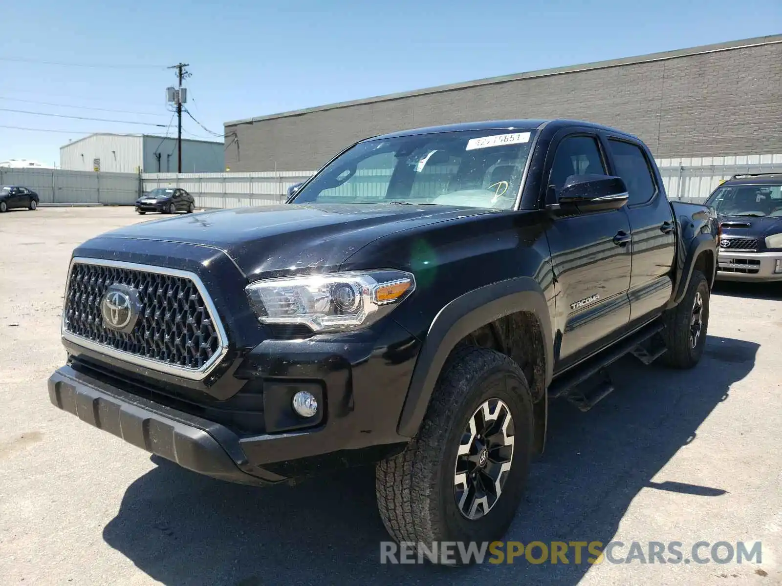 2 Photograph of a damaged car 5TFCZ5AN7KX178301 TOYOTA TACOMA 2019