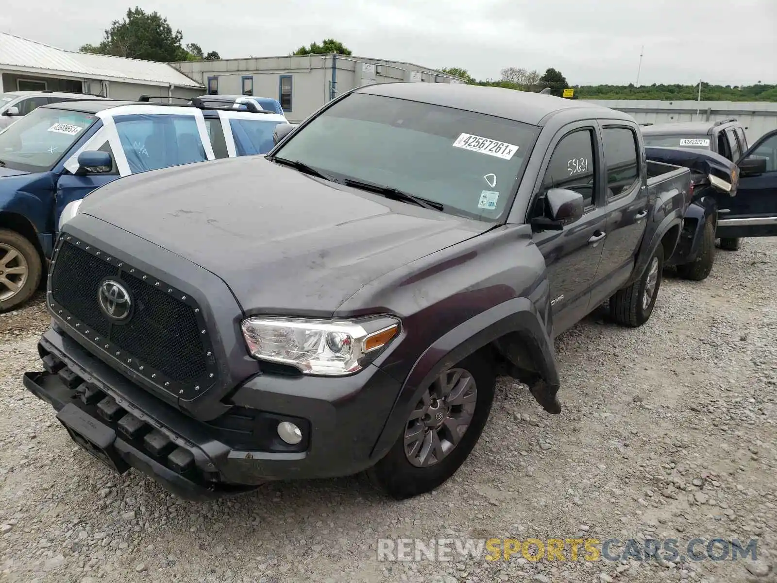 2 Photograph of a damaged car 5TFCZ5AN7KX179447 TOYOTA TACOMA 2019