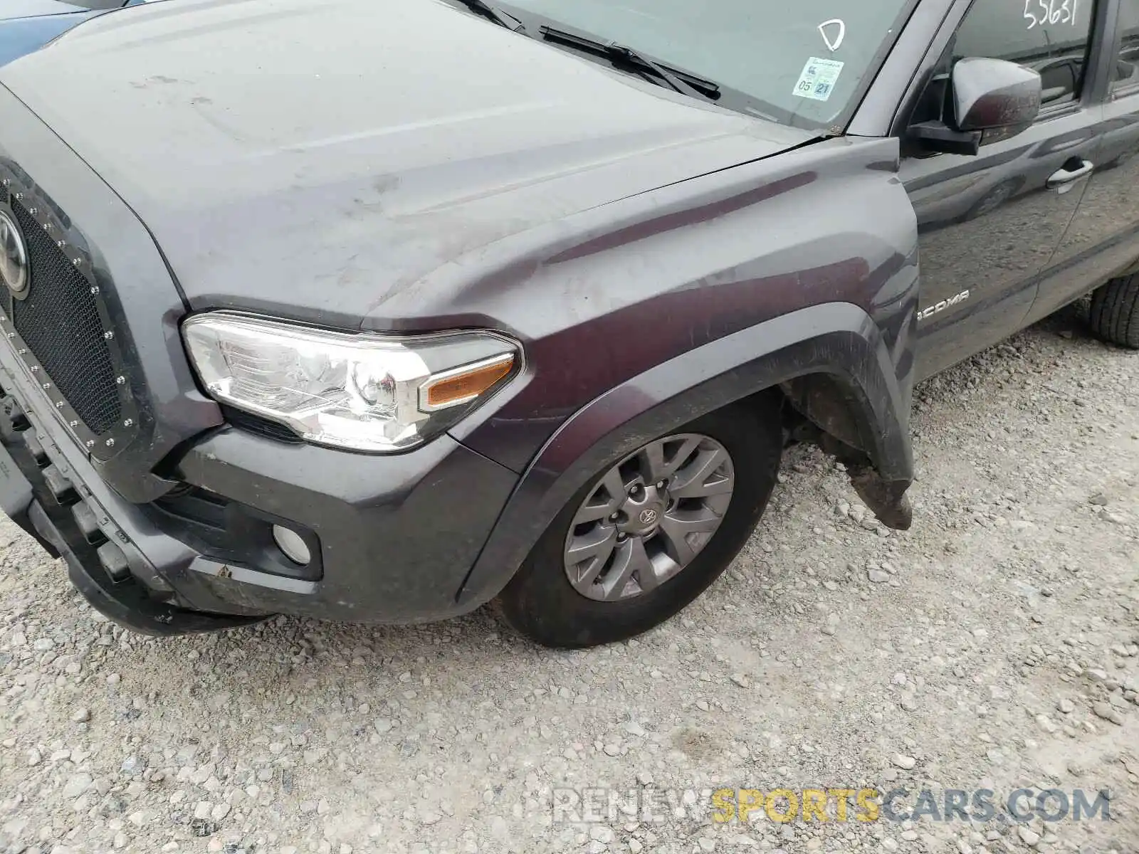 9 Photograph of a damaged car 5TFCZ5AN7KX179447 TOYOTA TACOMA 2019