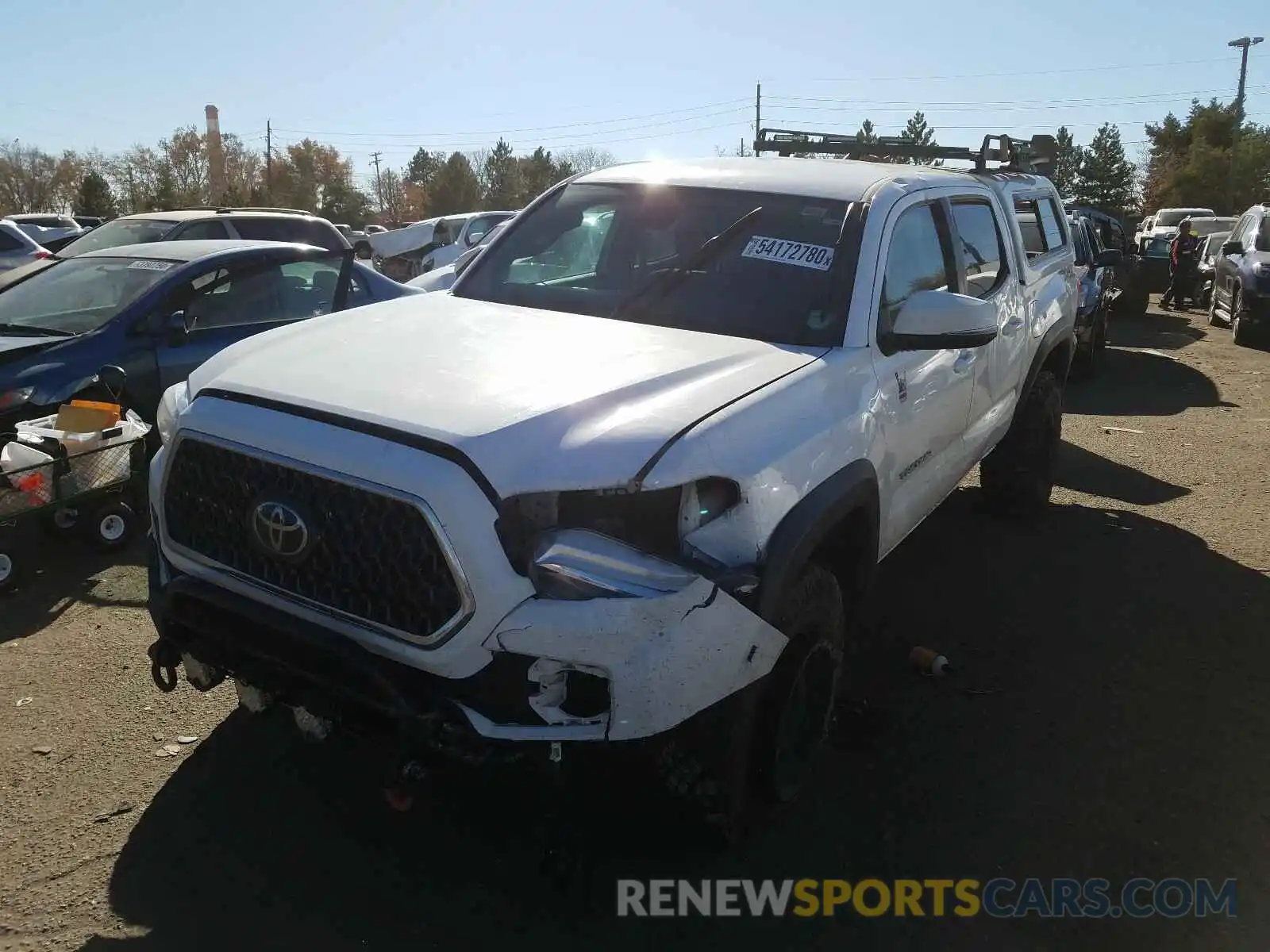 2 Photograph of a damaged car 5TFCZ5AN7KX179612 TOYOTA TACOMA 2019