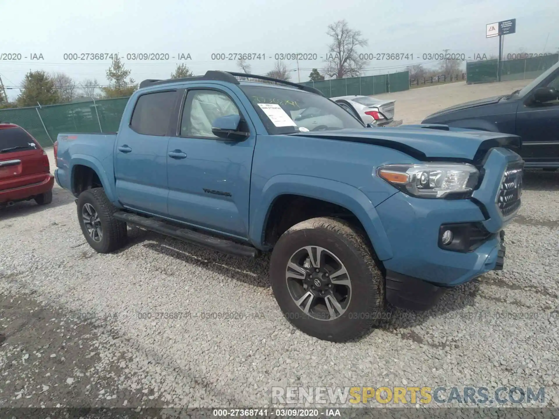 1 Photograph of a damaged car 5TFCZ5AN7KX179724 TOYOTA TACOMA 2019