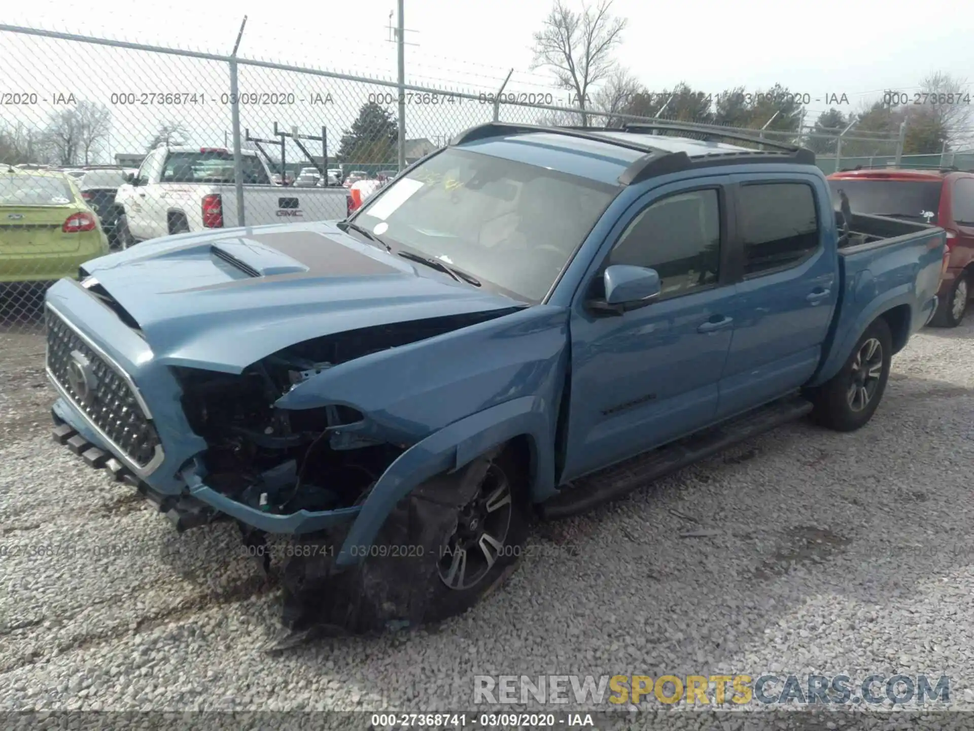 2 Photograph of a damaged car 5TFCZ5AN7KX179724 TOYOTA TACOMA 2019