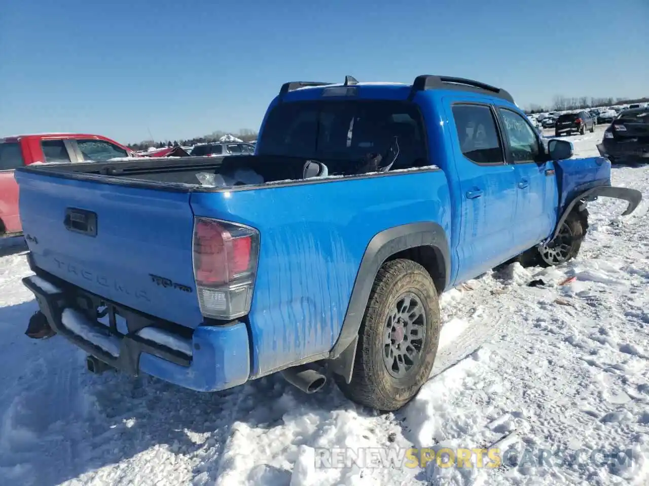 4 Photograph of a damaged car 5TFCZ5AN7KX181926 TOYOTA TACOMA 2019