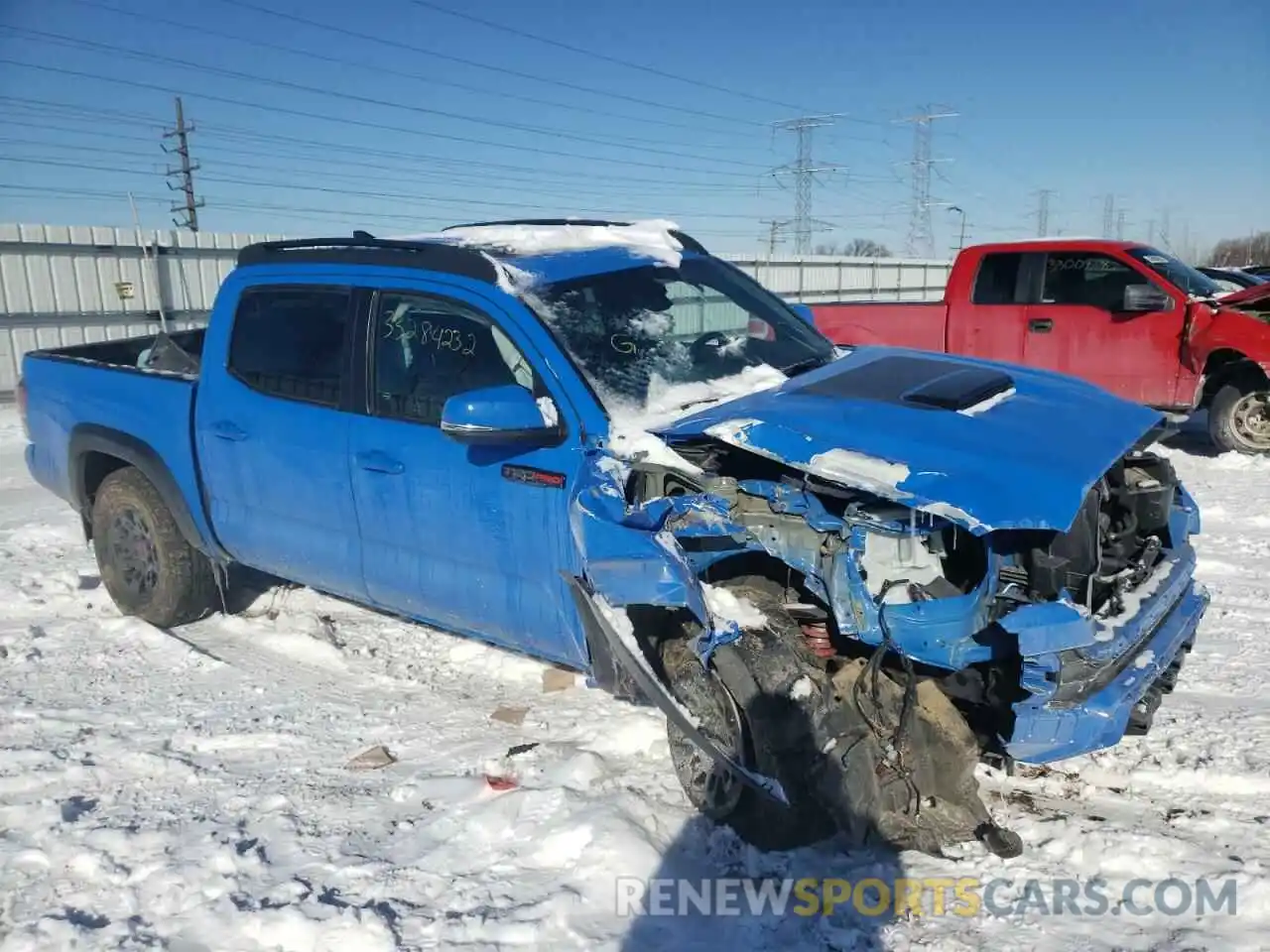 9 Фотография поврежденного автомобиля 5TFCZ5AN7KX181926 TOYOTA TACOMA 2019