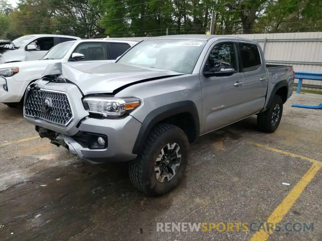 2 Photograph of a damaged car 5TFCZ5AN7KX186303 TOYOTA TACOMA 2019