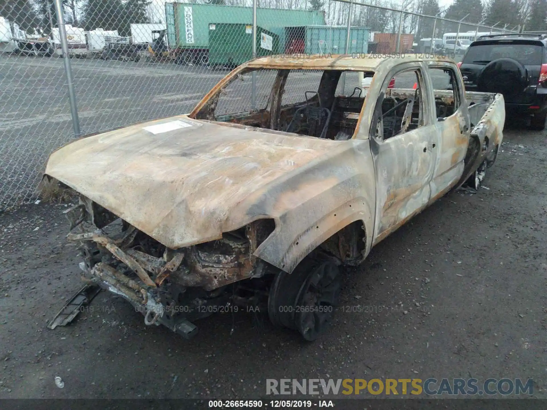 2 Photograph of a damaged car 5TFCZ5AN7KX190030 TOYOTA TACOMA 2019