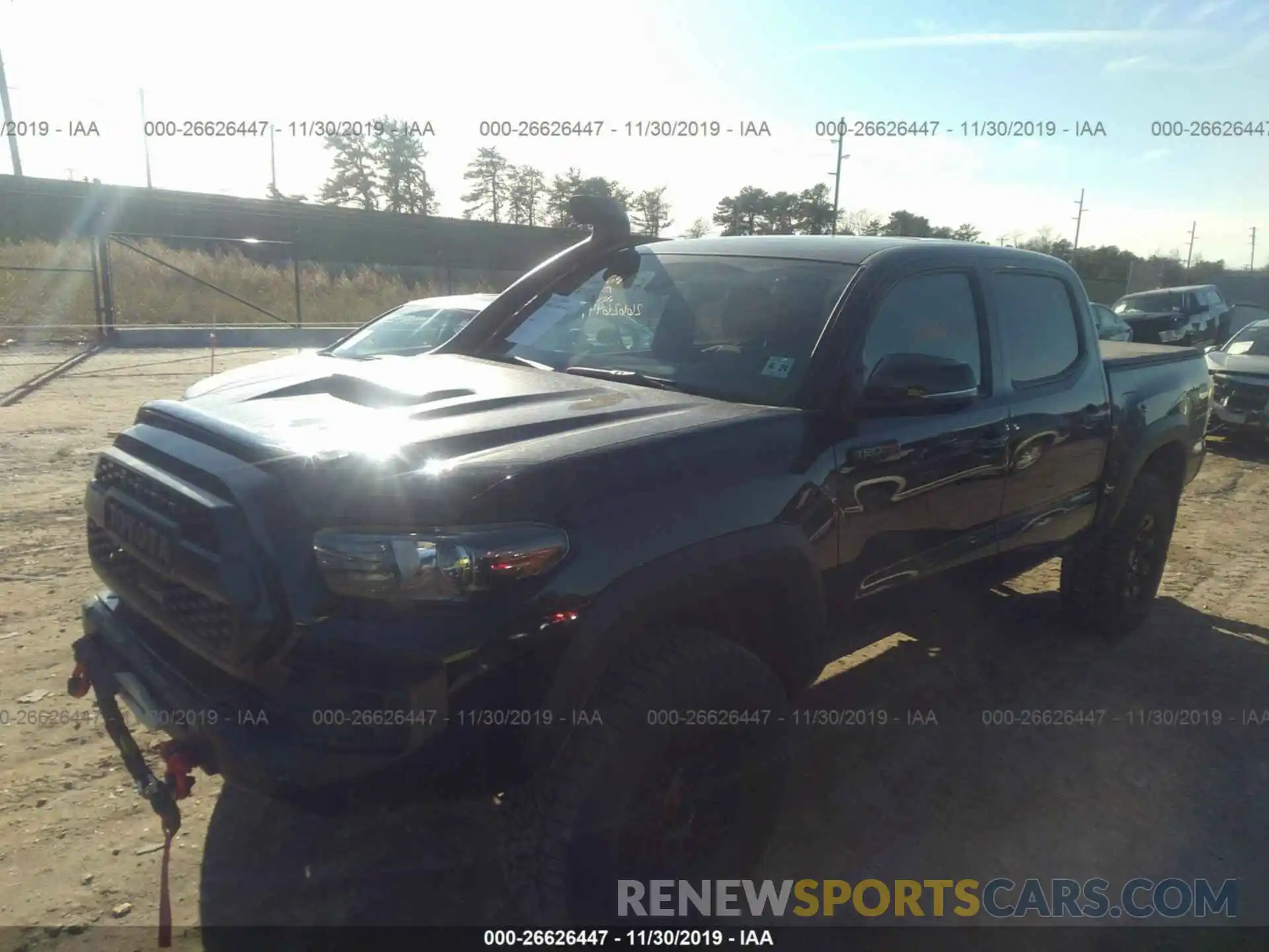 2 Photograph of a damaged car 5TFCZ5AN7KX192683 TOYOTA TACOMA 2019