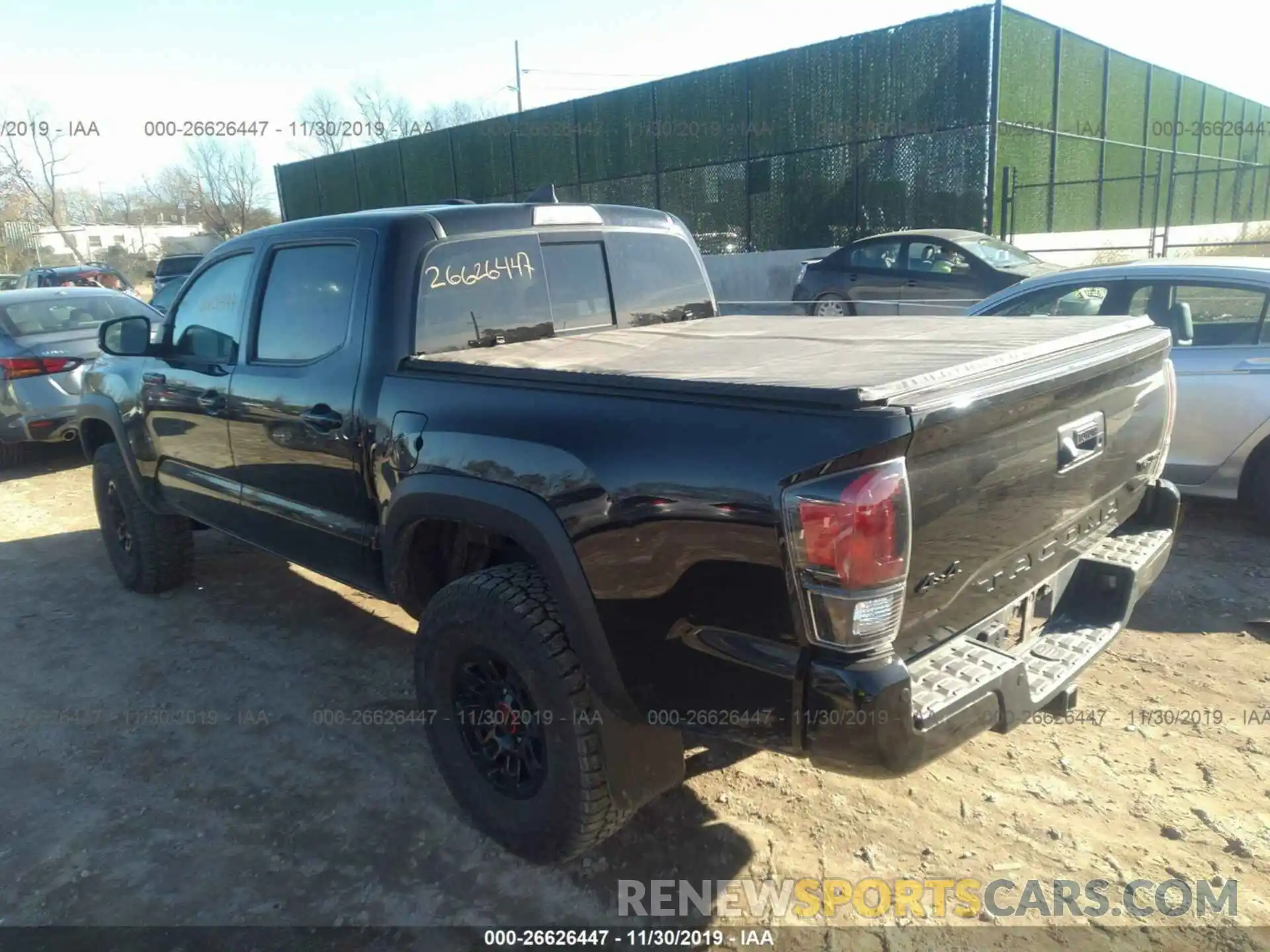 3 Photograph of a damaged car 5TFCZ5AN7KX192683 TOYOTA TACOMA 2019