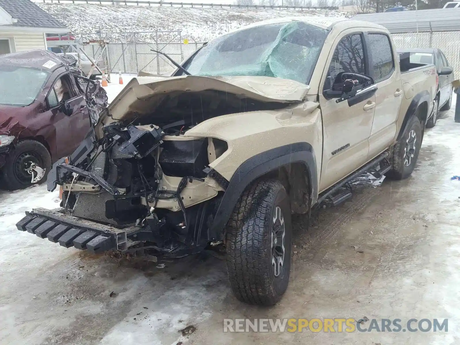 2 Photograph of a damaged car 5TFCZ5AN7KX193171 TOYOTA TACOMA 2019