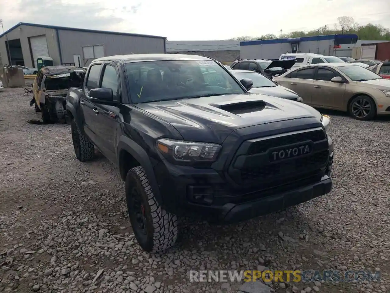 1 Photograph of a damaged car 5TFCZ5AN7KX196619 TOYOTA TACOMA 2019