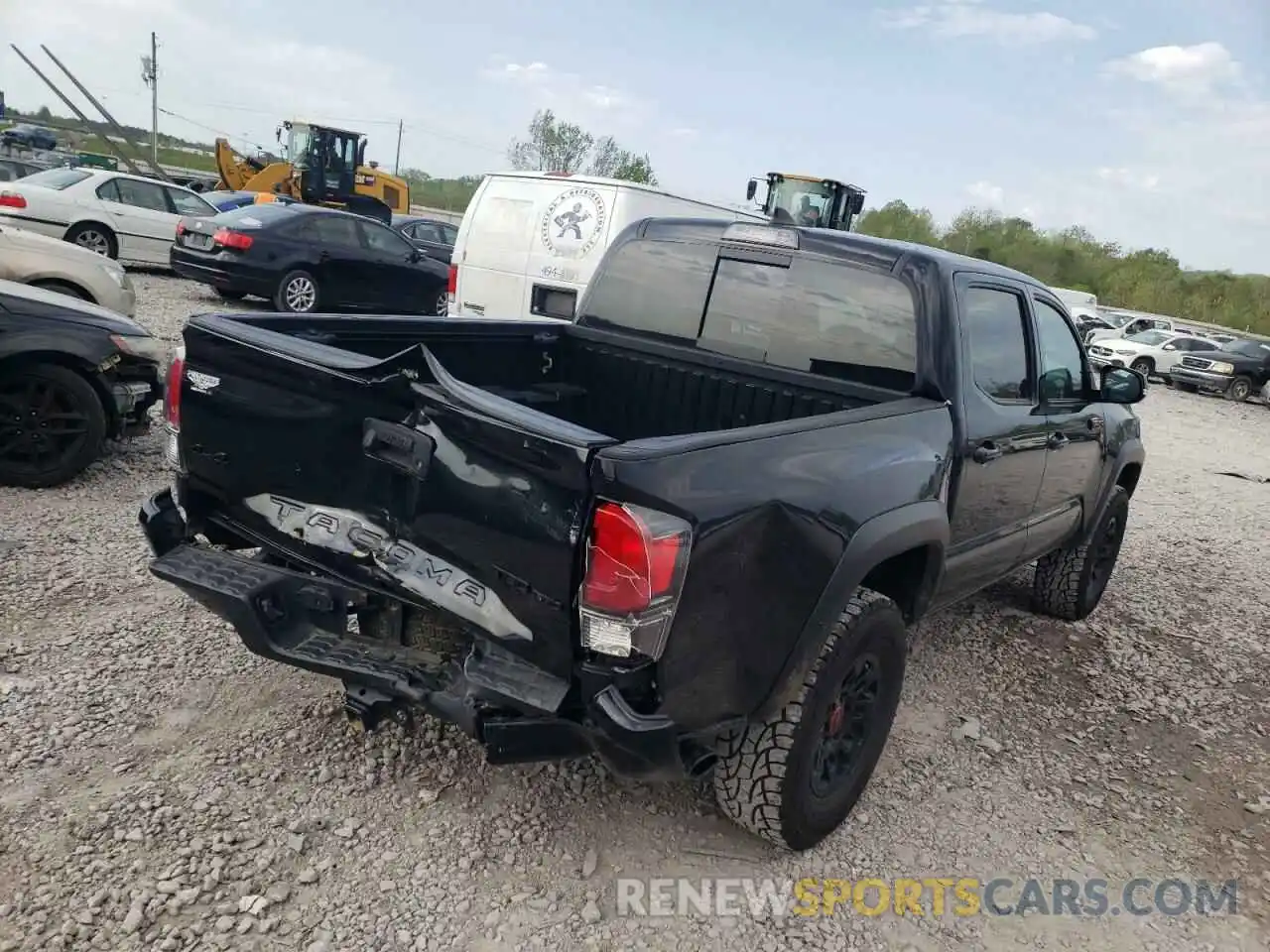 4 Photograph of a damaged car 5TFCZ5AN7KX196619 TOYOTA TACOMA 2019