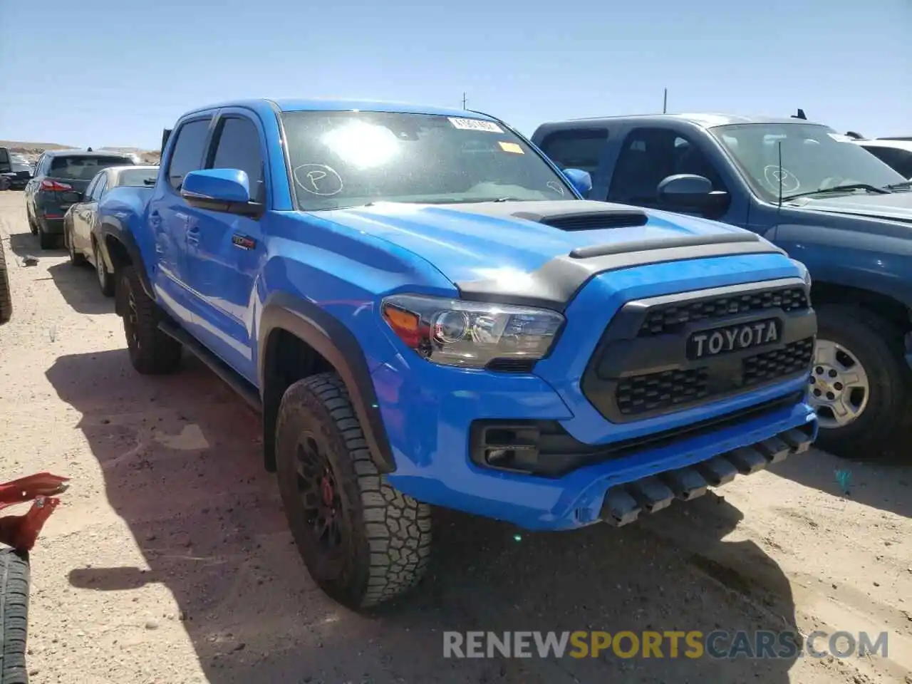 1 Photograph of a damaged car 5TFCZ5AN7KX201544 TOYOTA TACOMA 2019