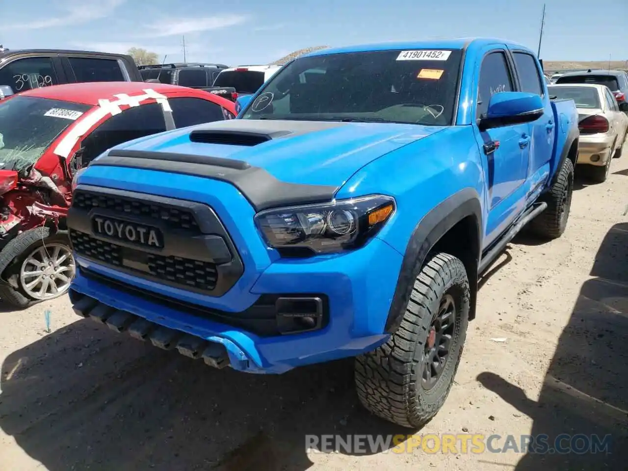 2 Photograph of a damaged car 5TFCZ5AN7KX201544 TOYOTA TACOMA 2019