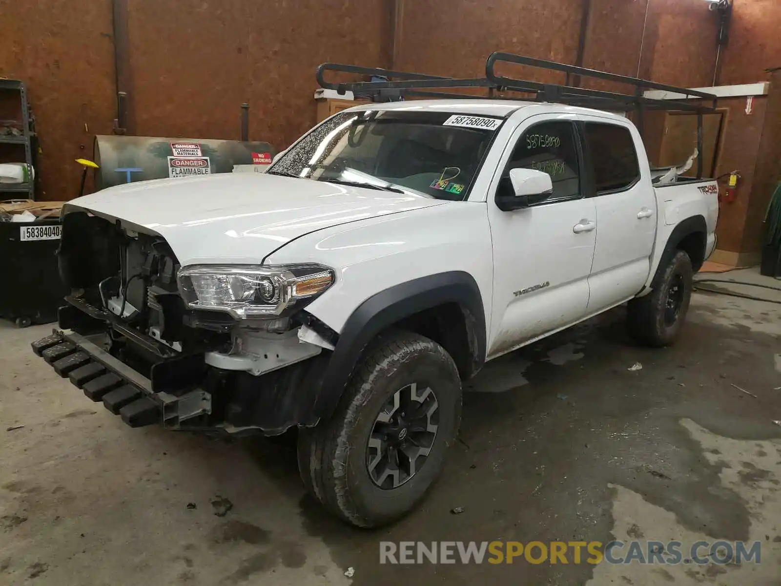 2 Photograph of a damaged car 5TFCZ5AN7KX203262 TOYOTA TACOMA 2019