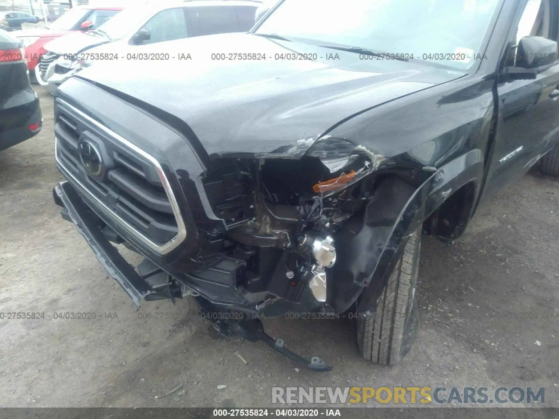 6 Photograph of a damaged car 5TFCZ5AN7KX205092 TOYOTA TACOMA 2019