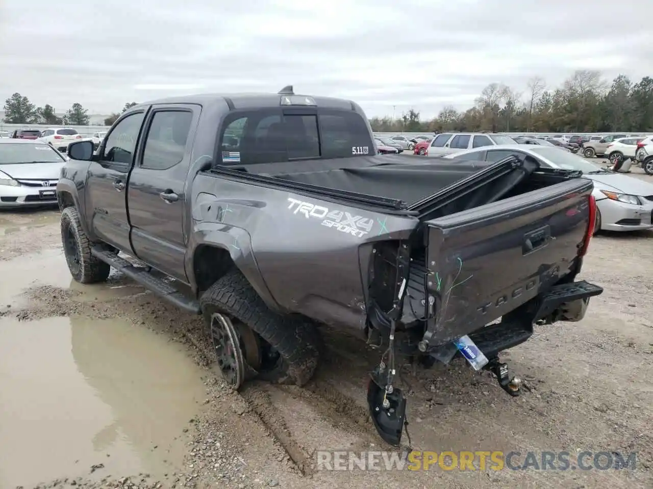 3 Photograph of a damaged car 5TFCZ5AN7KX206565 TOYOTA TACOMA 2019