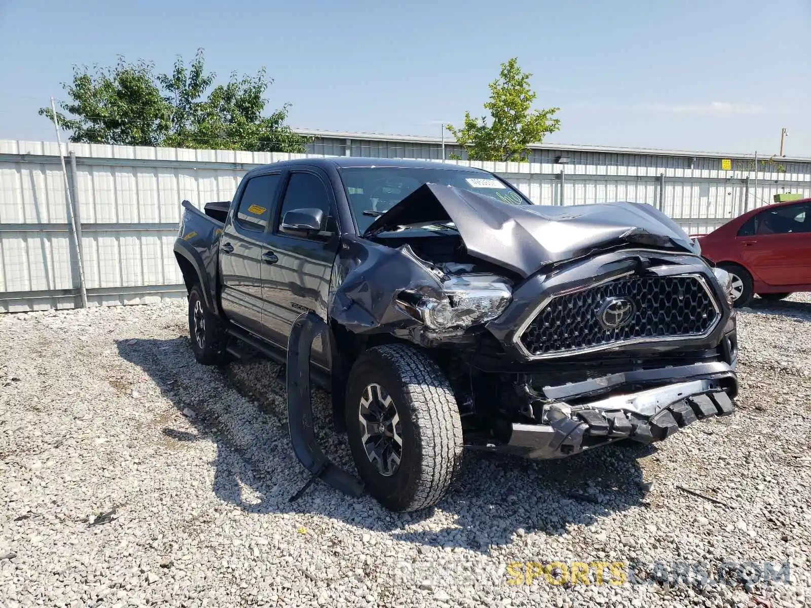 1 Photograph of a damaged car 5TFCZ5AN7KX207764 TOYOTA TACOMA 2019