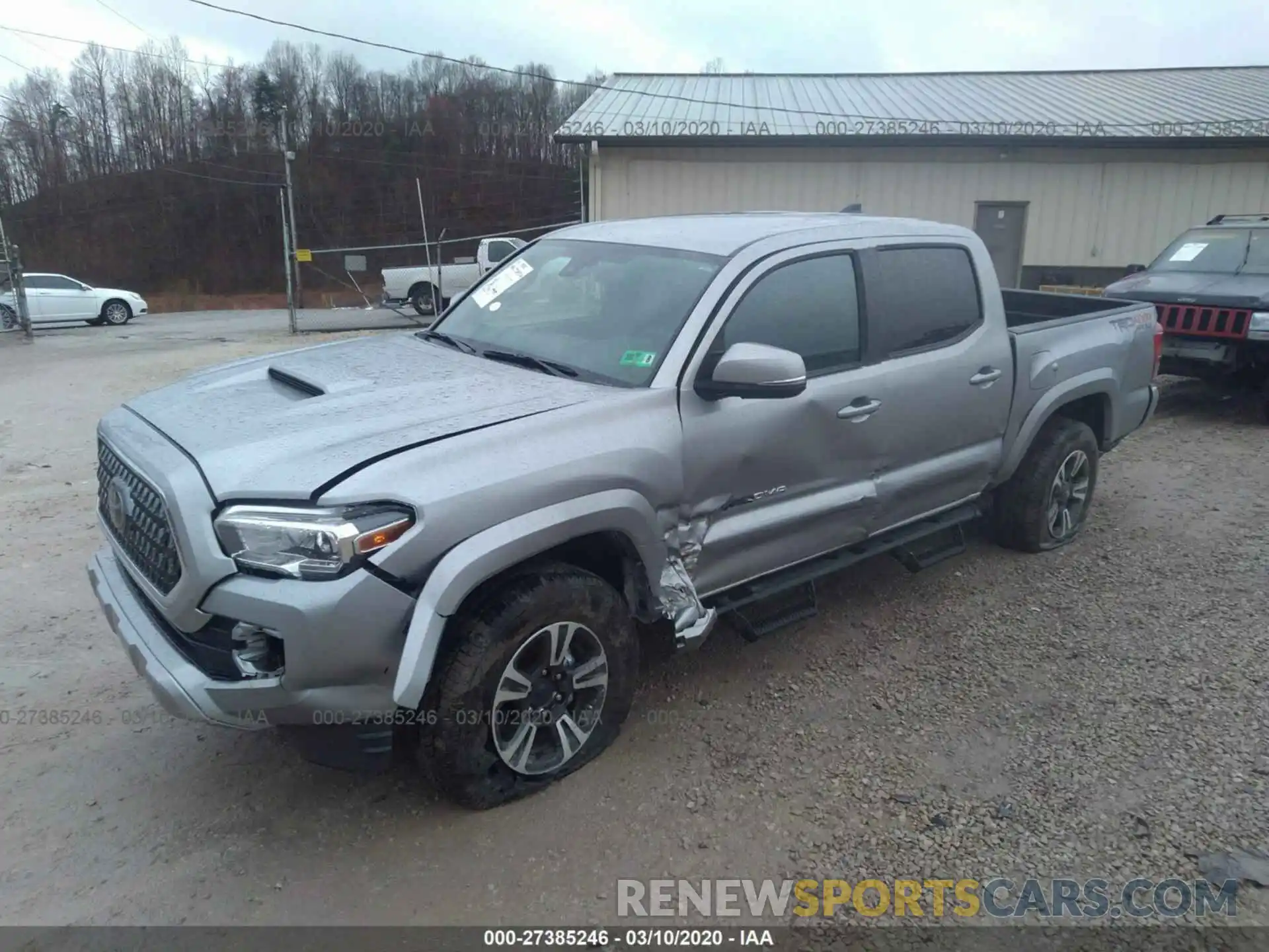 2 Photograph of a damaged car 5TFCZ5AN7KX208025 TOYOTA TACOMA 2019