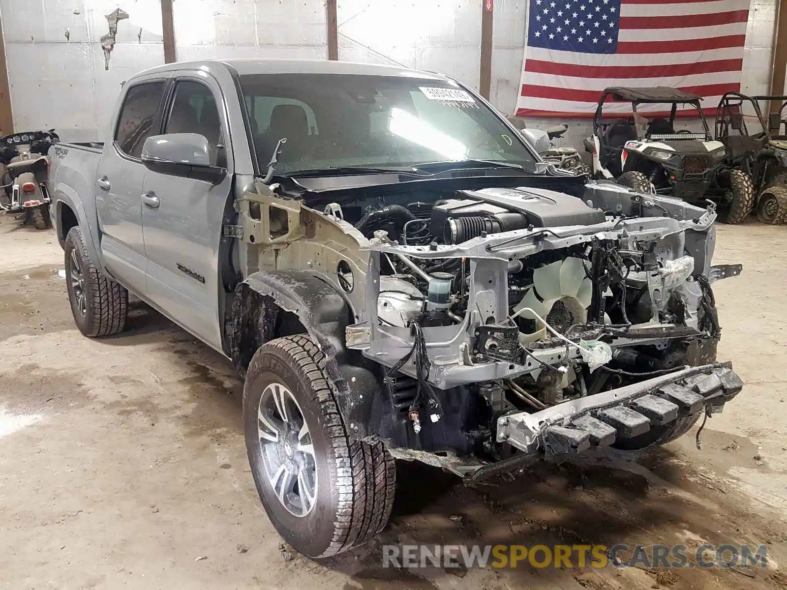 1 Photograph of a damaged car 5TFCZ5AN7KX211152 TOYOTA TACOMA 2019