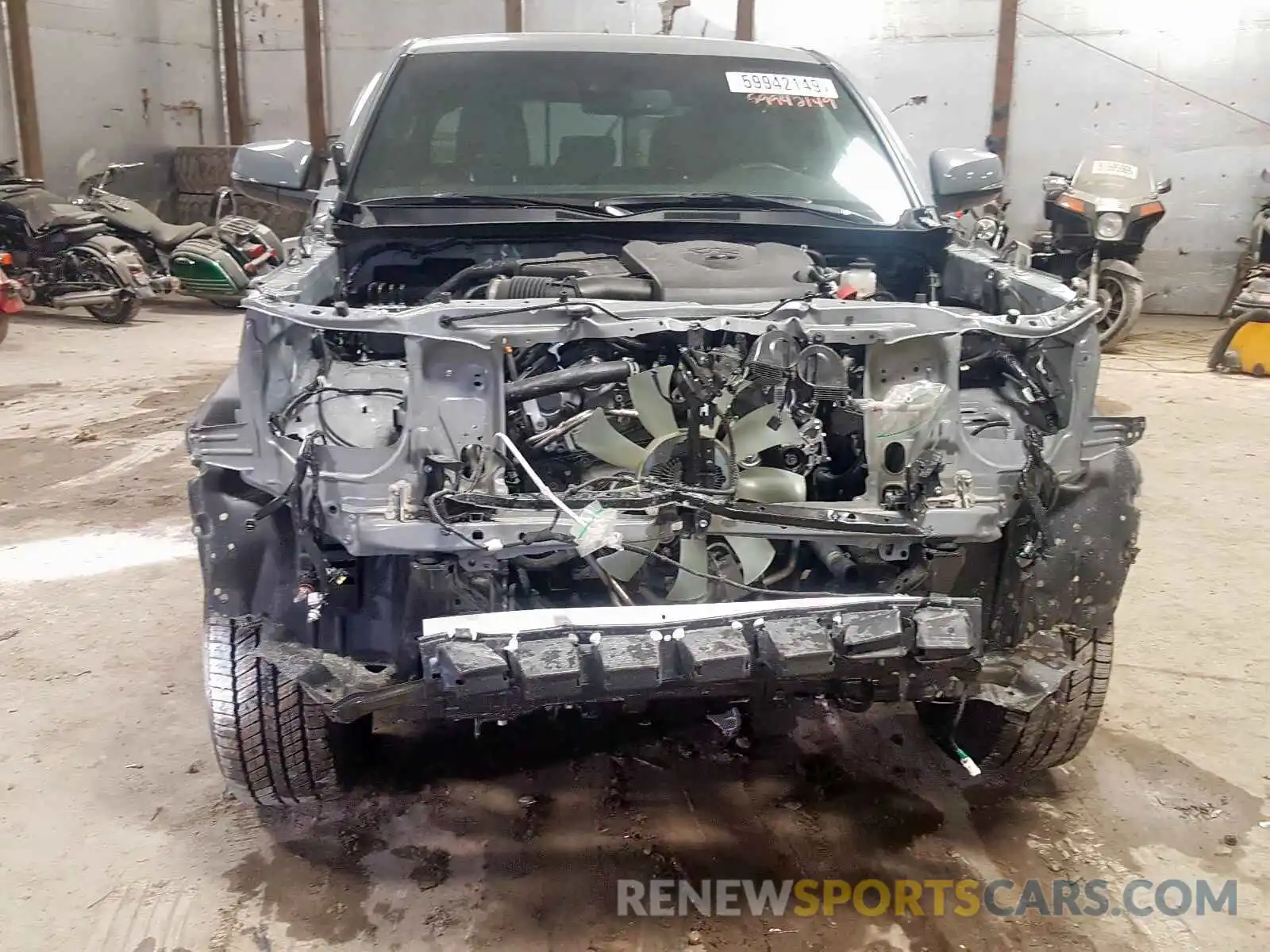 9 Photograph of a damaged car 5TFCZ5AN7KX211152 TOYOTA TACOMA 2019