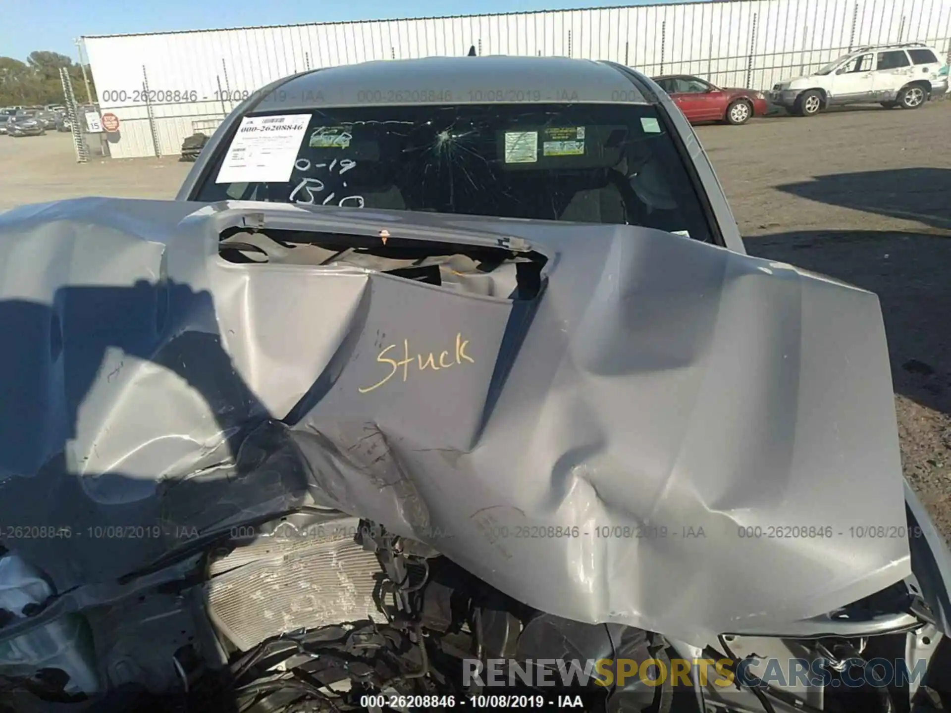 10 Photograph of a damaged car 5TFCZ5AN8KX169560 TOYOTA TACOMA 2019