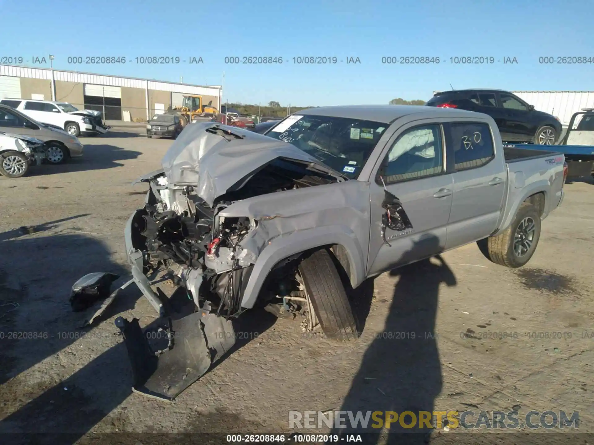 2 Photograph of a damaged car 5TFCZ5AN8KX169560 TOYOTA TACOMA 2019