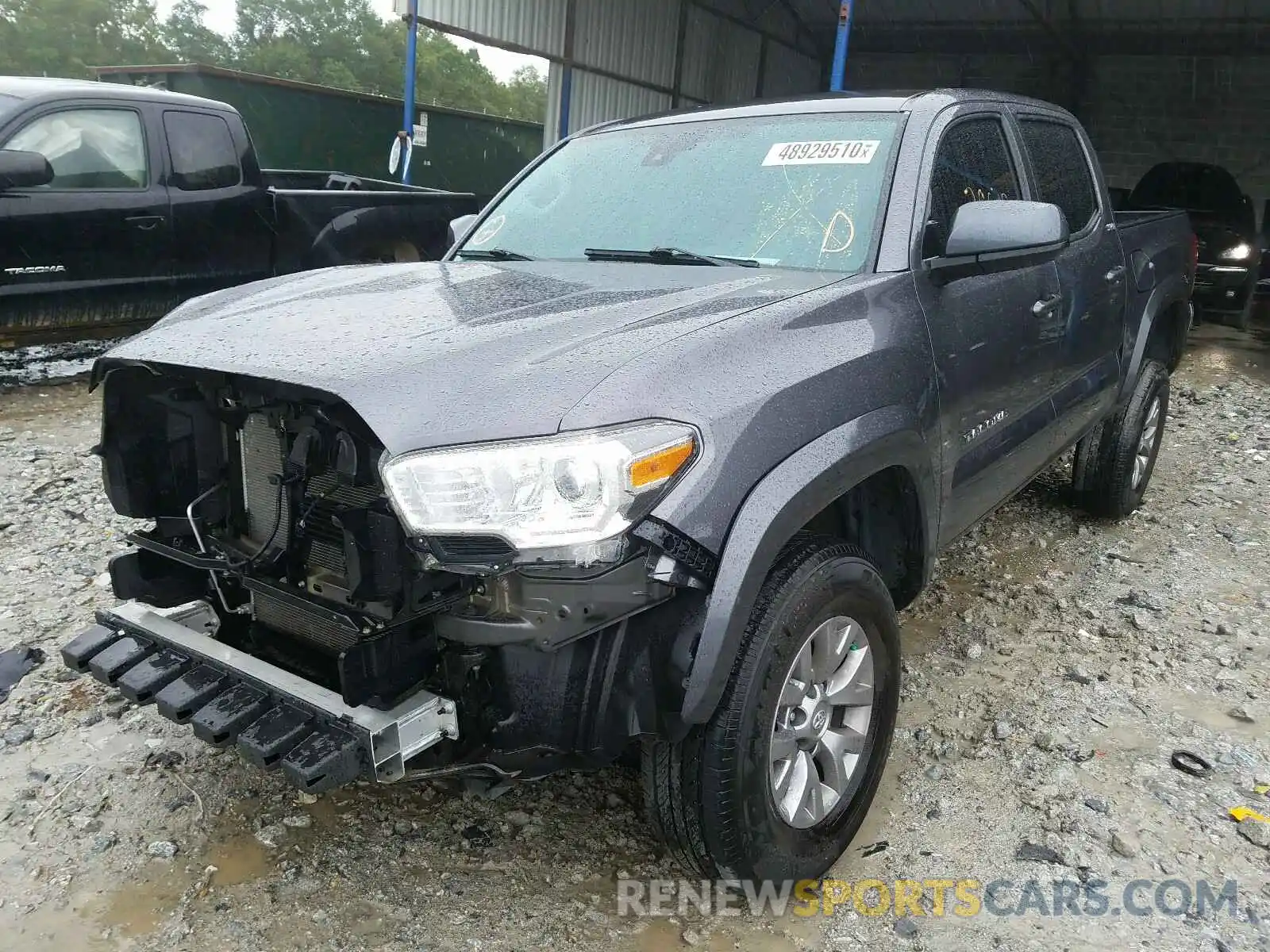 2 Photograph of a damaged car 5TFCZ5AN8KX170692 TOYOTA TACOMA 2019