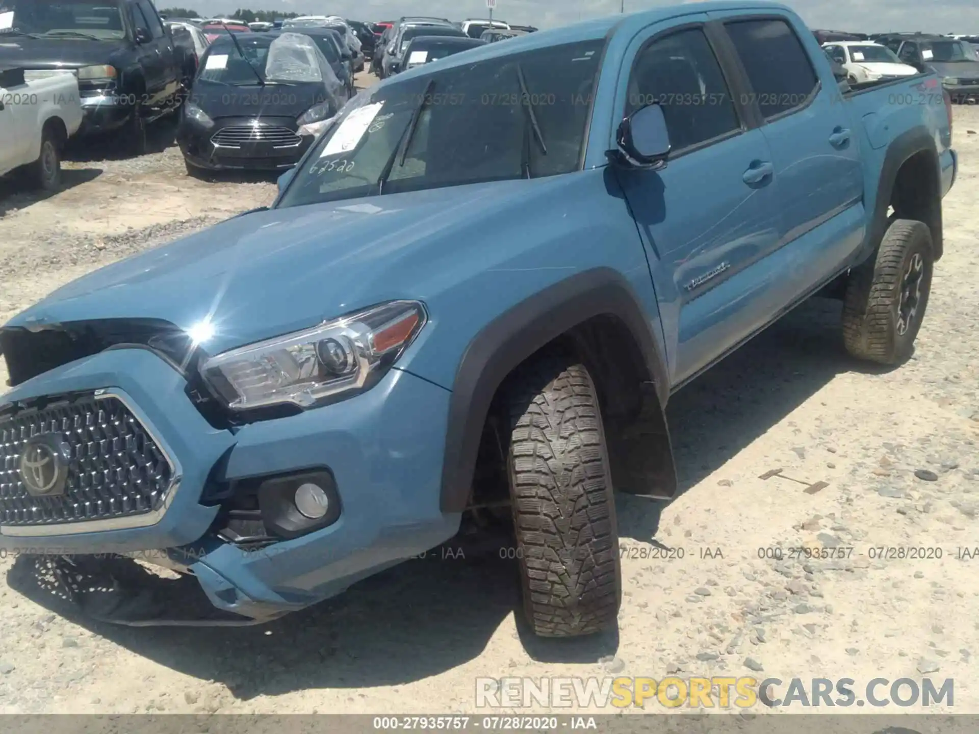 2 Photograph of a damaged car 5TFCZ5AN8KX174418 TOYOTA TACOMA 2019