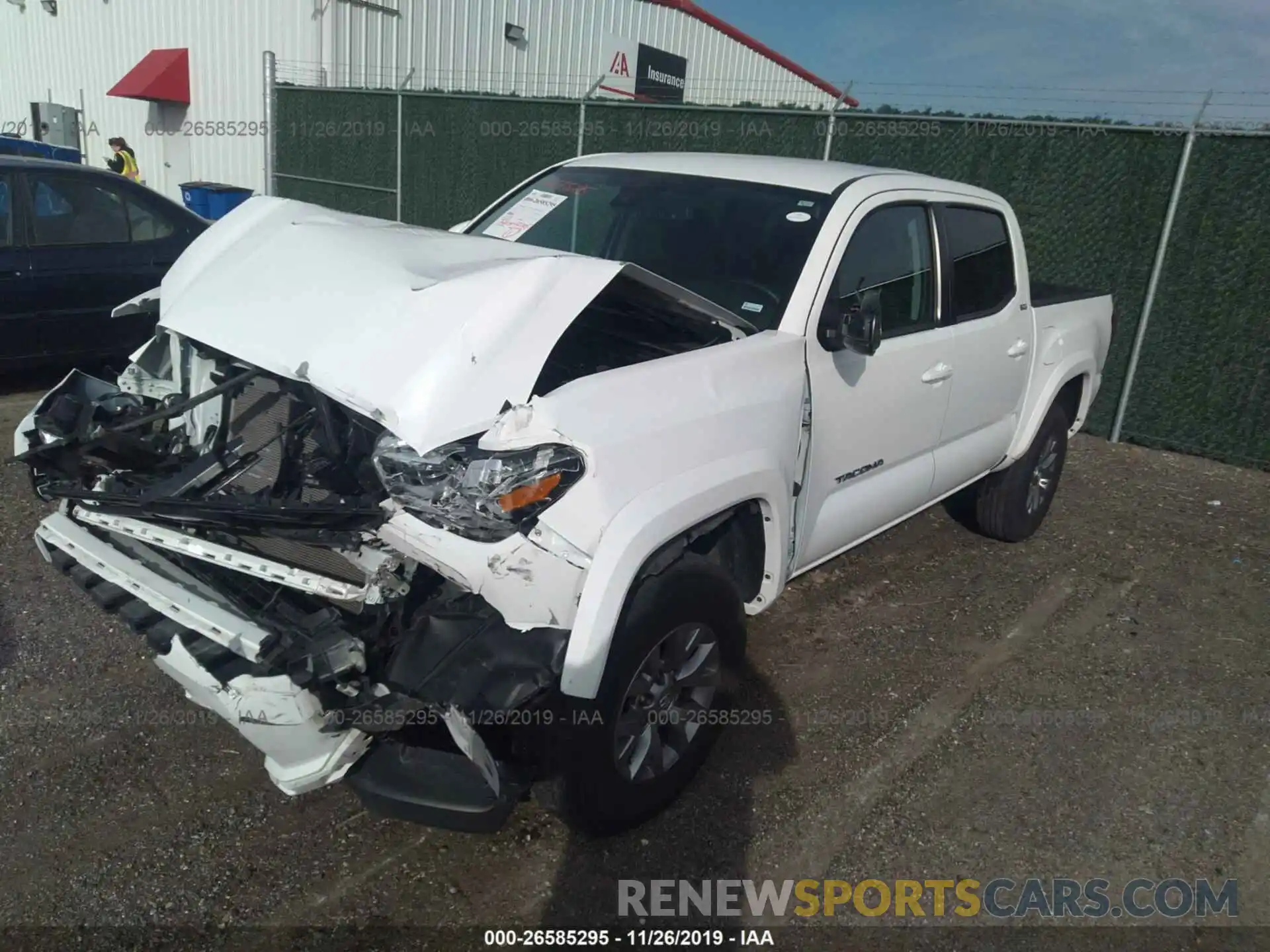 2 Photograph of a damaged car 5TFCZ5AN8KX178923 TOYOTA TACOMA 2019