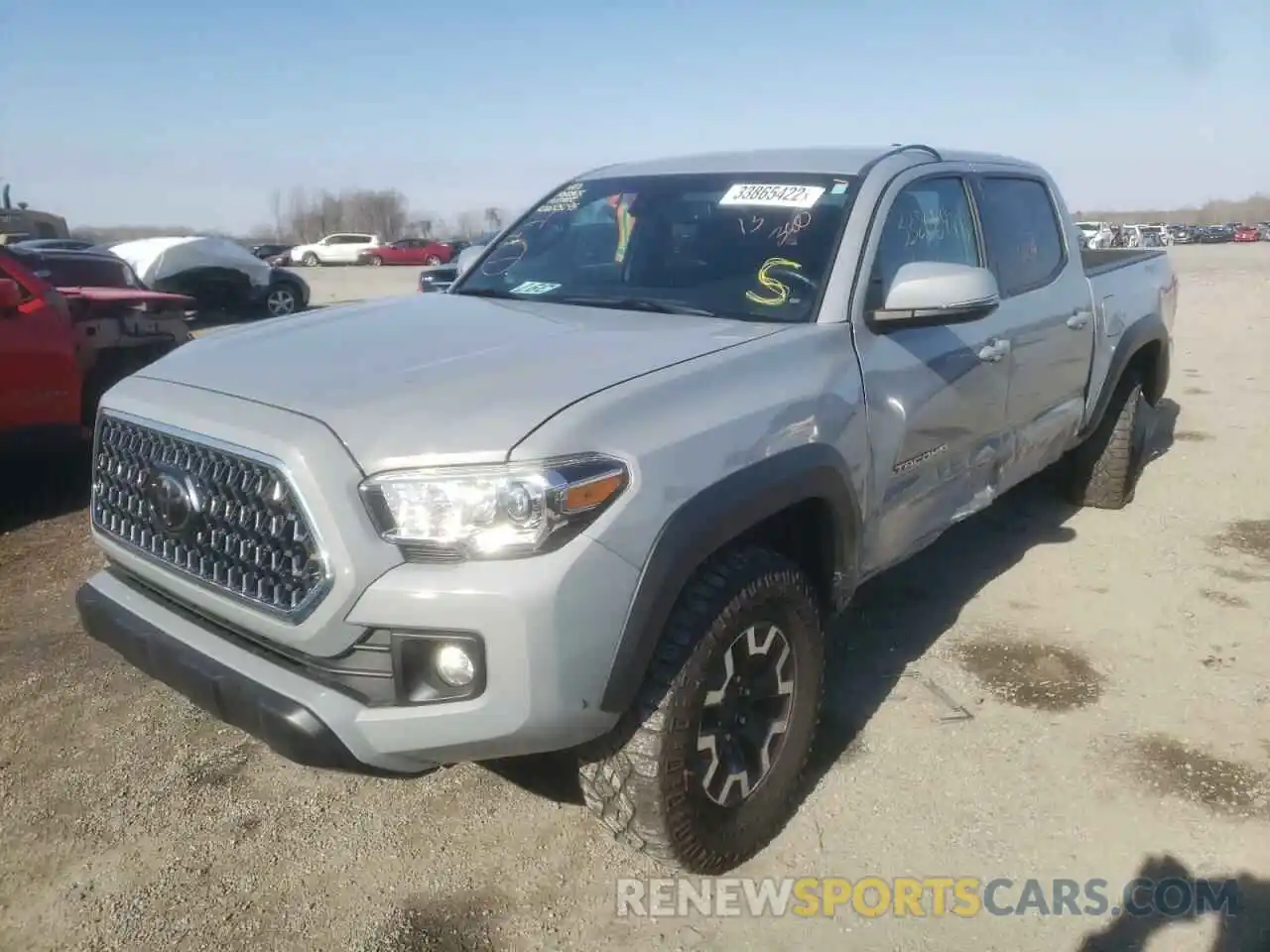 2 Photograph of a damaged car 5TFCZ5AN8KX179912 TOYOTA TACOMA 2019