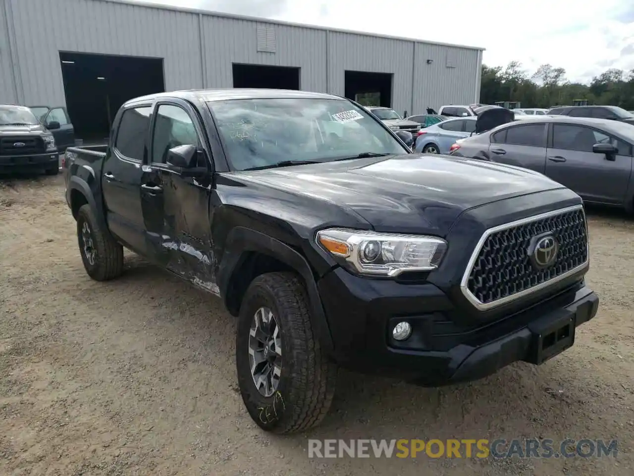 1 Photograph of a damaged car 5TFCZ5AN8KX187346 TOYOTA TACOMA 2019