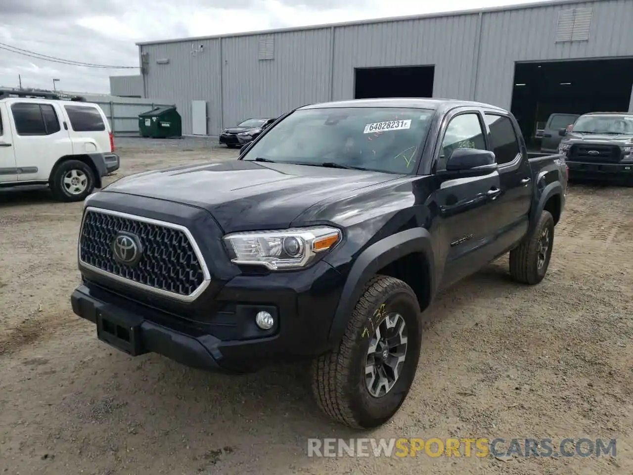 2 Photograph of a damaged car 5TFCZ5AN8KX187346 TOYOTA TACOMA 2019