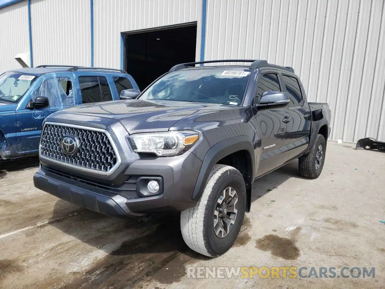 2 Photograph of a damaged car 5TFCZ5AN8KX188366 TOYOTA TACOMA 2019