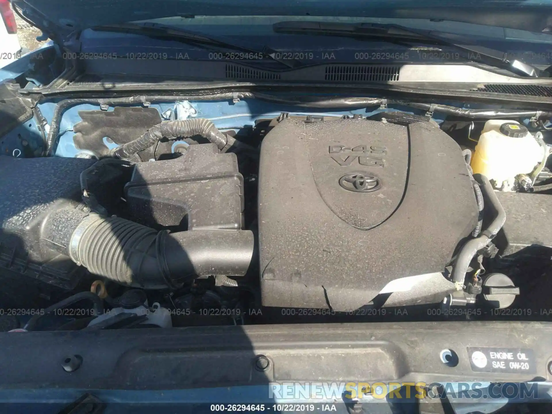 10 Photograph of a damaged car 5TFCZ5AN8KX192238 TOYOTA TACOMA 2019