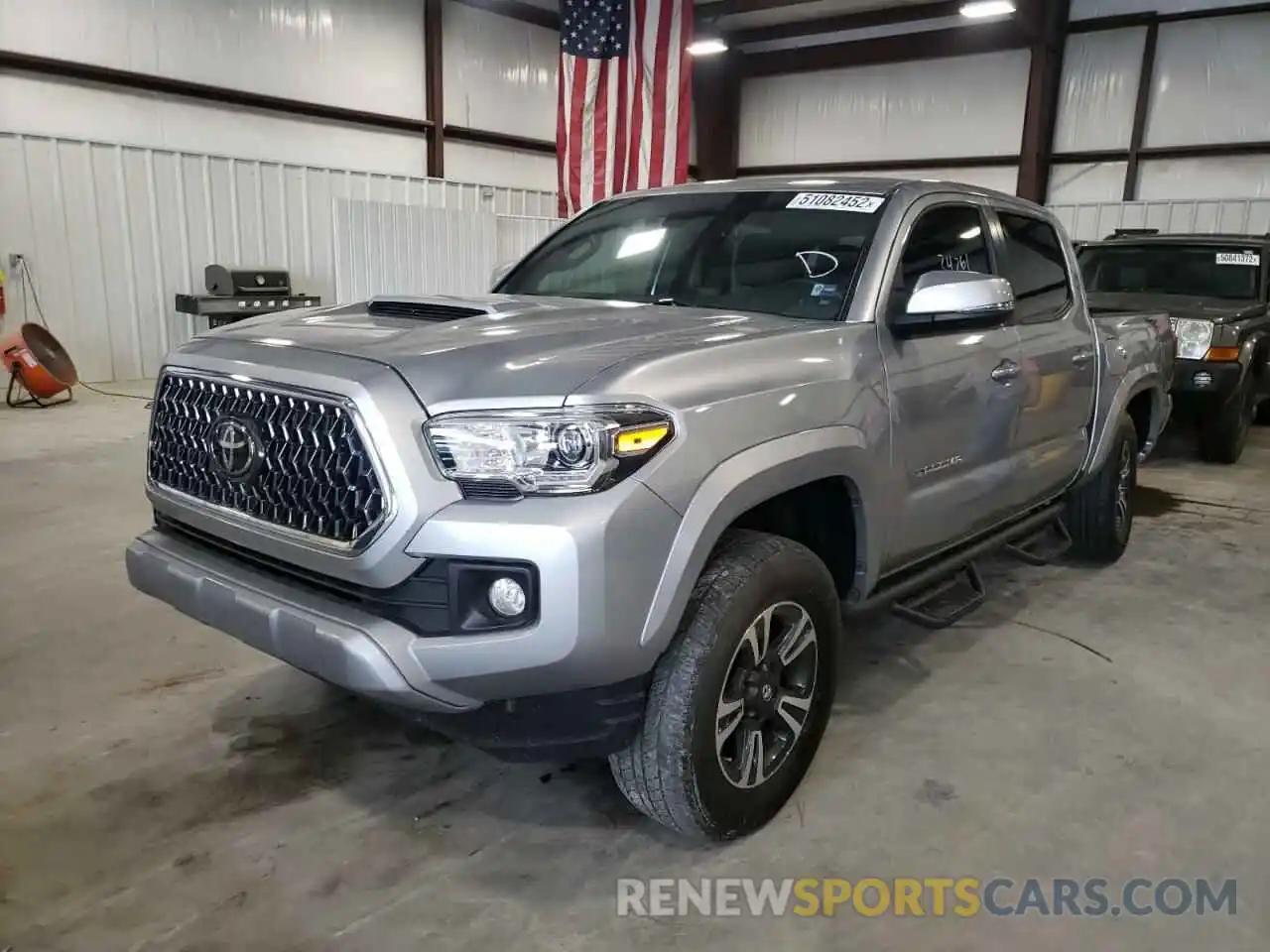 2 Photograph of a damaged car 5TFCZ5AN8KX192353 TOYOTA TACOMA 2019