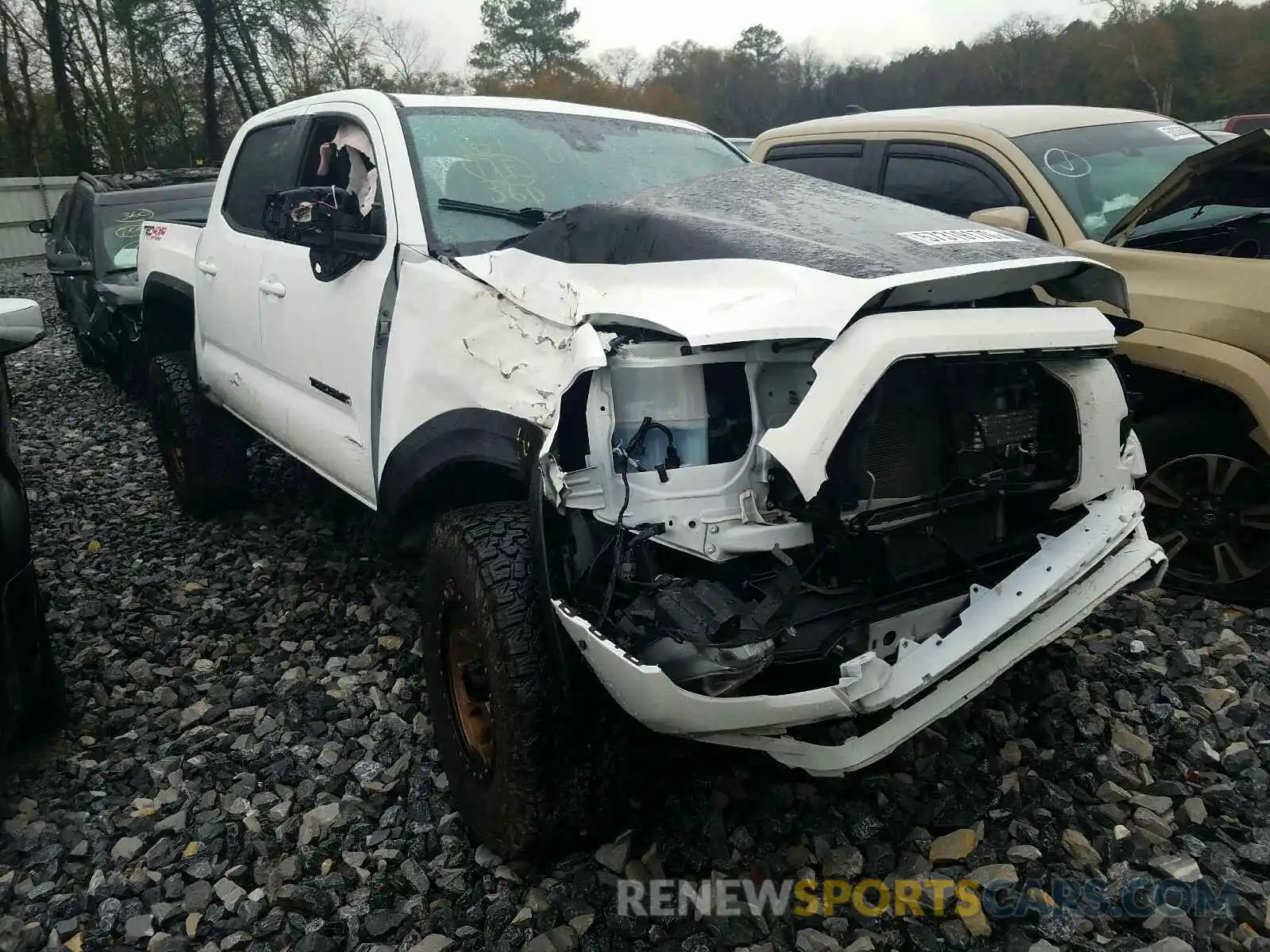 1 Photograph of a damaged car 5TFCZ5AN8KX207000 TOYOTA TACOMA 2019