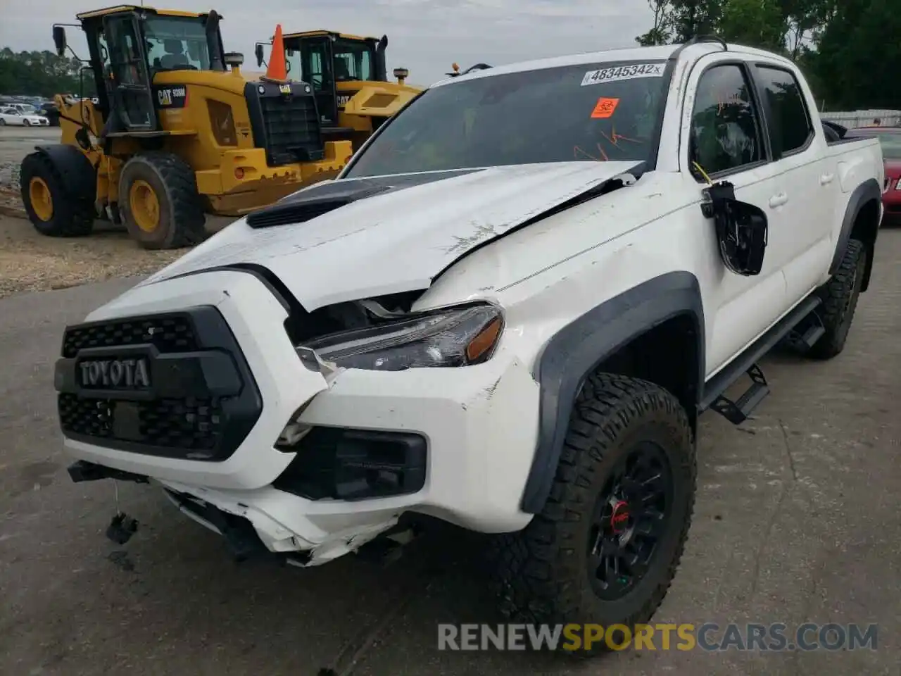 2 Photograph of a damaged car 5TFCZ5AN8KX210012 TOYOTA TACOMA 2019