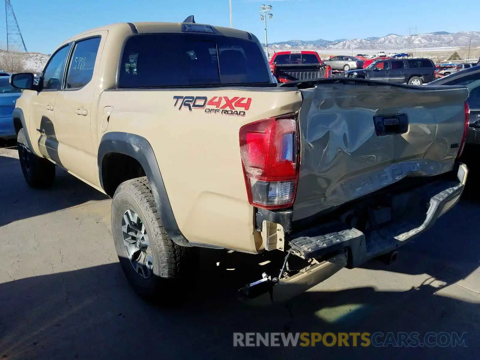 3 Photograph of a damaged car 5TFCZ5AN8KX210544 TOYOTA TACOMA 2019