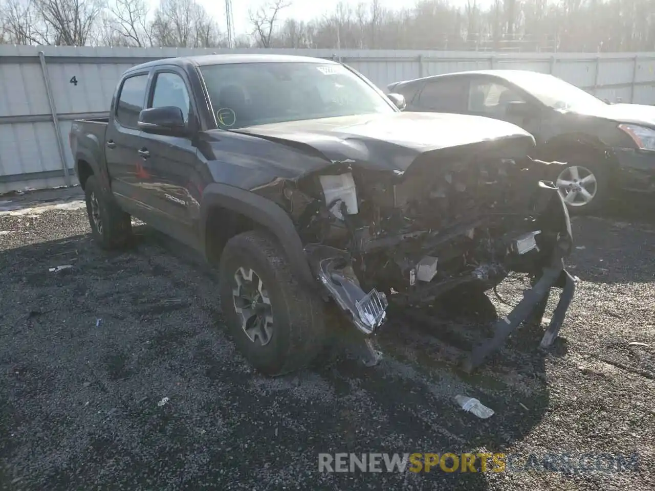 1 Photograph of a damaged car 5TFCZ5AN9KX169714 TOYOTA TACOMA 2019